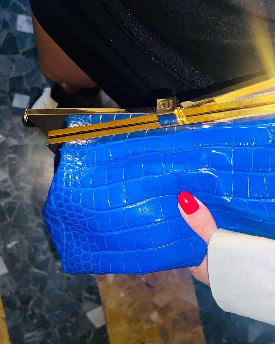 サラバターリアさんのインスタグラム写真 - (サラバターリアInstagram)「LadyMe L Bag An electric blue handbag that accentuates the beauty and strength of a woman. This women's handbag, designed by a woman for women, is a vessel for all her secrets. With its vibrant electric blue hue, it's a symbol of empowerment and confidence, just like the women who carry it. It's not just a bag; it's a reflection of the multifaceted nature of a woman, exuding elegance and versatility in every stitch.」10月25日 2時46分 - sarabattaglia