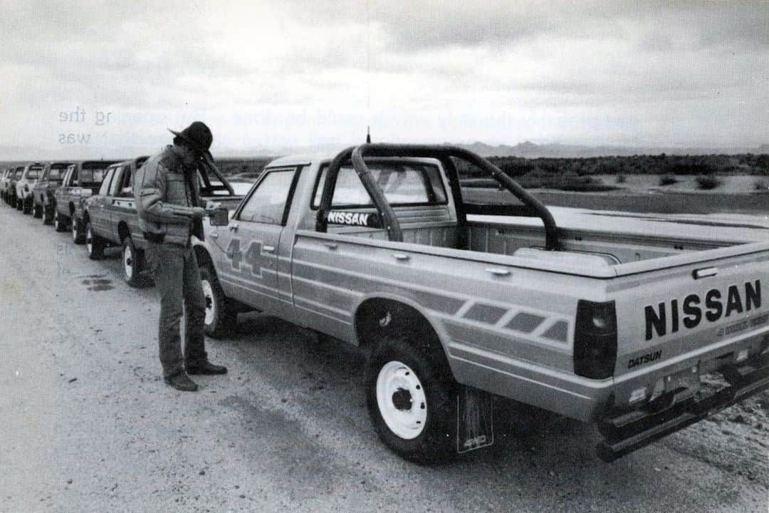 Nissanさんのインスタグラム写真 - (NissanInstagram)「In 1983, Nissan dared to tackle the Mojave Road’s extreme desert conditions in the original Hardbody. Forty years later, we did it again in the new Frontier! 🔥   #Nissan #NissanFrontier #Daring23 #Nissan90th #Frontier #Truck #TruckLover #TruckLovers #PickUpTruck #PickUp #Adventure #OffRoad」10月28日 23時30分 - nissan