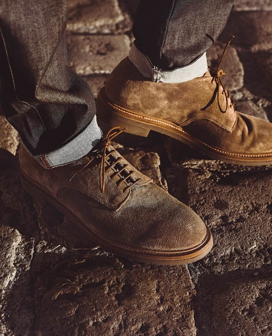 アルベルトファッシャーニのインスタグラム：「The great shoemaking technique of Alberto Fasciani and carefully selected materials.⁠ ⁠ Discover more⁠ GABRIEL 85030⁠ www.albertofasciani.it/collections/men⁠ ⁠ #derbyshoes #menwithstyle⁠ #menstyle」