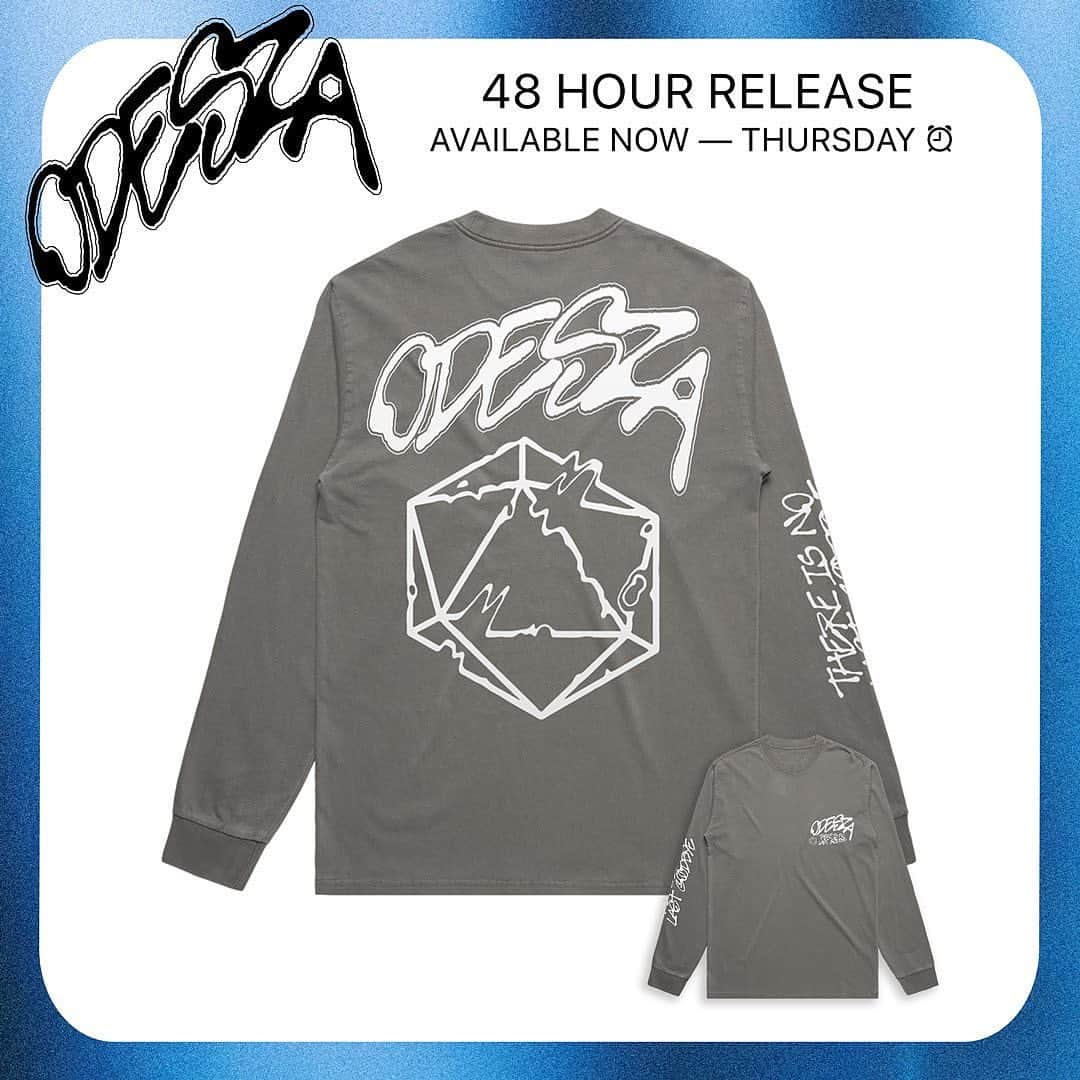 オデッザさんのインスタグラム写真 - (オデッザInstagram)「Limited edition merch, available only for the next 48 hours.   store.odesza.com」10月25日 4時08分 - odesza