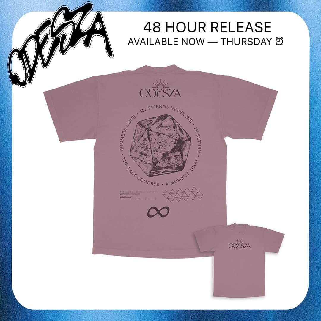 オデッザさんのインスタグラム写真 - (オデッザInstagram)「Limited edition merch, available only for the next 48 hours.   store.odesza.com」10月25日 4時08分 - odesza