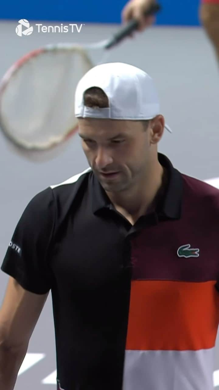 グリゴール・ディミトロフのインスタグラム：「A MINDBLOWING point between Dimitrov and Musetti at the @erstebankopen 🤯  #tennis #tennistv #atptour #erstebankopen」