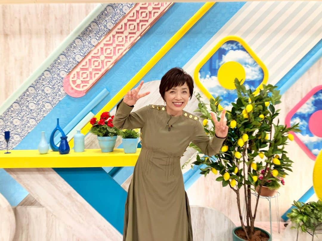 榊原郁恵のインスタグラム：「. この後❗️ テレ東「よじごじDays」に生出演します🍚  みてね🤗  #テレ東 #よじごじdays #長野博 #狩野恵里」