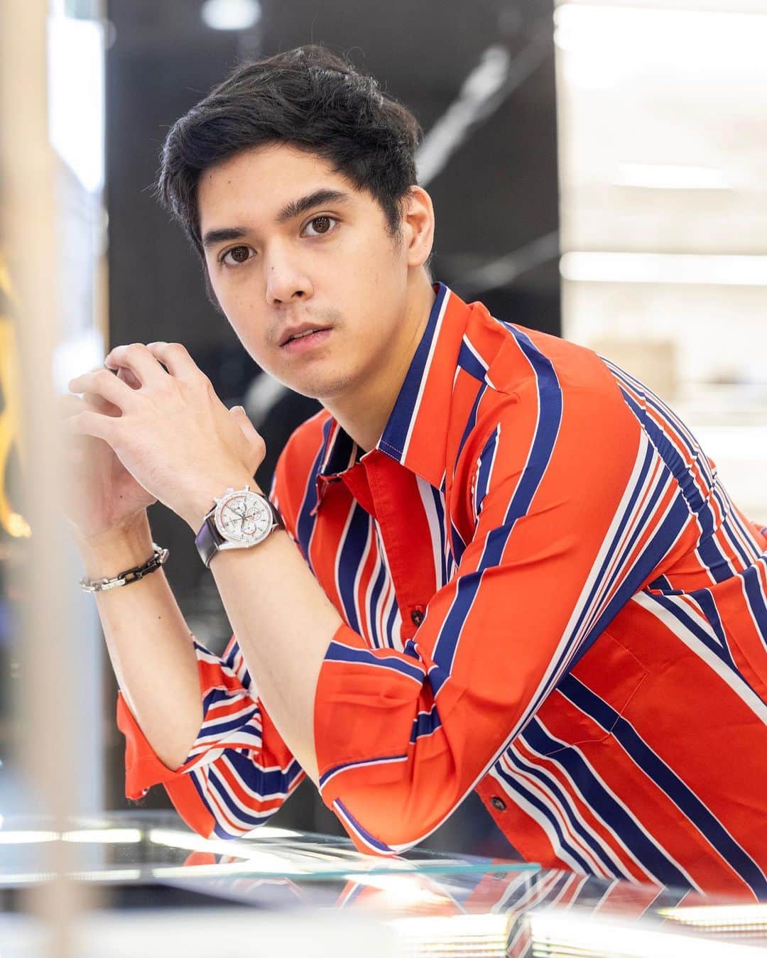 Al Ghazali Köhlerのインスタグラム：「Sporting the TAG Heuer Carrera Chronosprint x Porsche to conquer time with style!	  #INTime #INTimeStore #TAGHeuer #TAGHeuerIndonesia #TAGHeuerCarrera #Porsche #DontCrackUnderPressure」