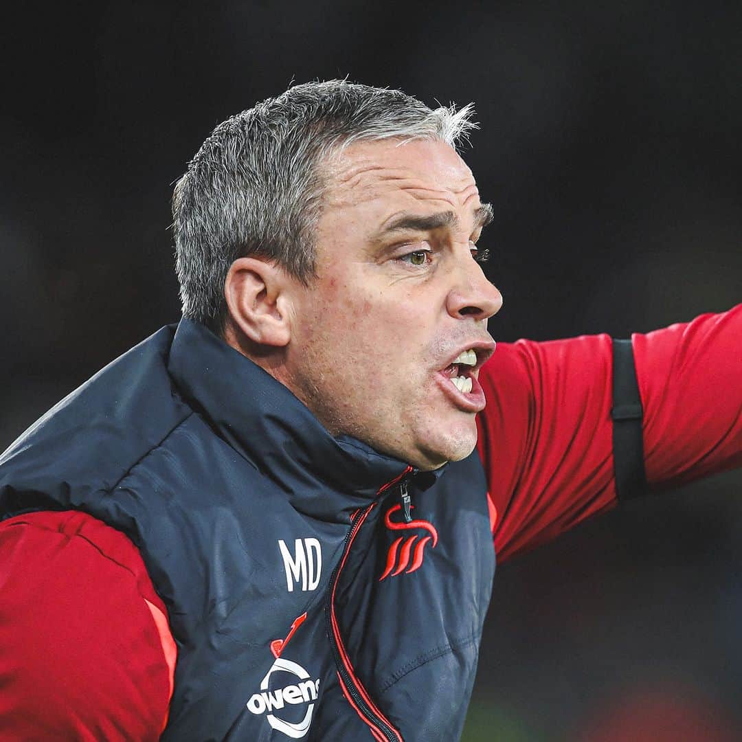 スウォンジー・シティAFCのインスタグラム：「🗣 The gaffer reflects on this evening's loss.」