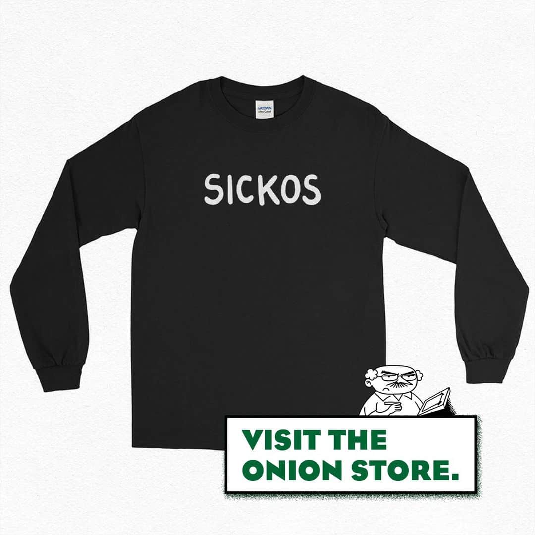 ジ・オニオンのインスタグラム：「For sickos, by sickos.」