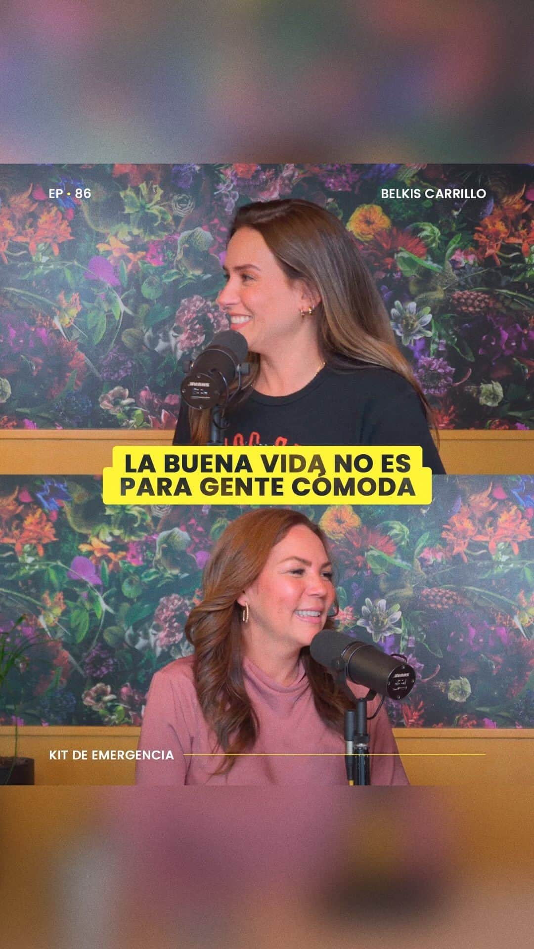 Erika De La Vegaのインスタグラム：「En este episodio con Belkis de @psicoespacio ella nos invita a salir de la comodidad para realmente ver cambios en cada aspecto de nuestra vida, sentir ese saltico en el estómagos antes de dar un paso o tomar una decisión, incluso si eso implica poner límites con personas que pueden restarnos o y dar paso a rodearnos de gente que sí nos aporte positivamente.  Escucha este episodio en todas las plataformas de audio: spotify, apple podcasts, deezer, google podcasts y en mi canal de Youtube.」