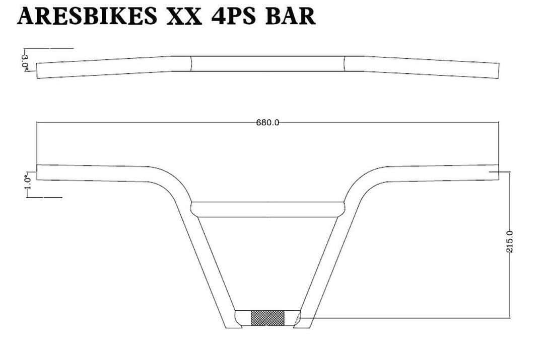 宇野陽介のインスタグラム：「2024 発売予定のcr-mo 4PS XX BAR. シンプル　イズ　ベスト👌  気になる方は、ARESBIKES正規販売店にご相談ください。  #aresbikes #bmx #flatland #freestylebmx #prodact #bmxbar」