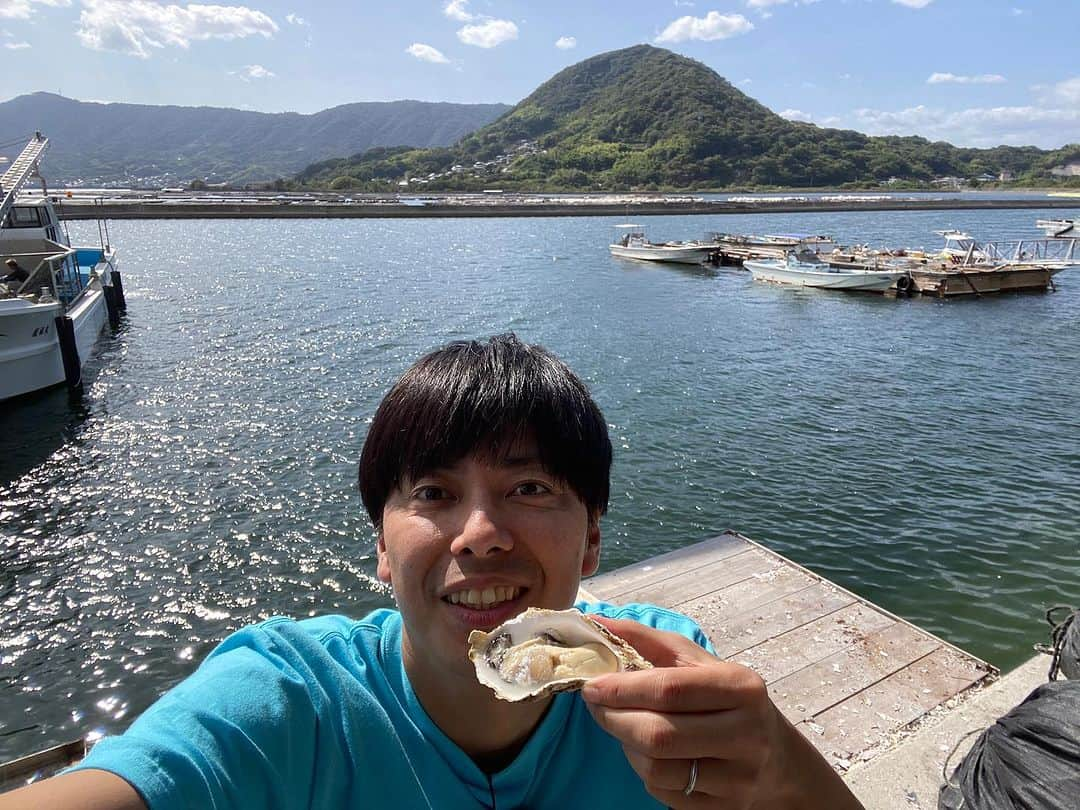 西村真二のインスタグラム：「🦪 やっぱ広島の牡蠣が一番じゃけぇ」