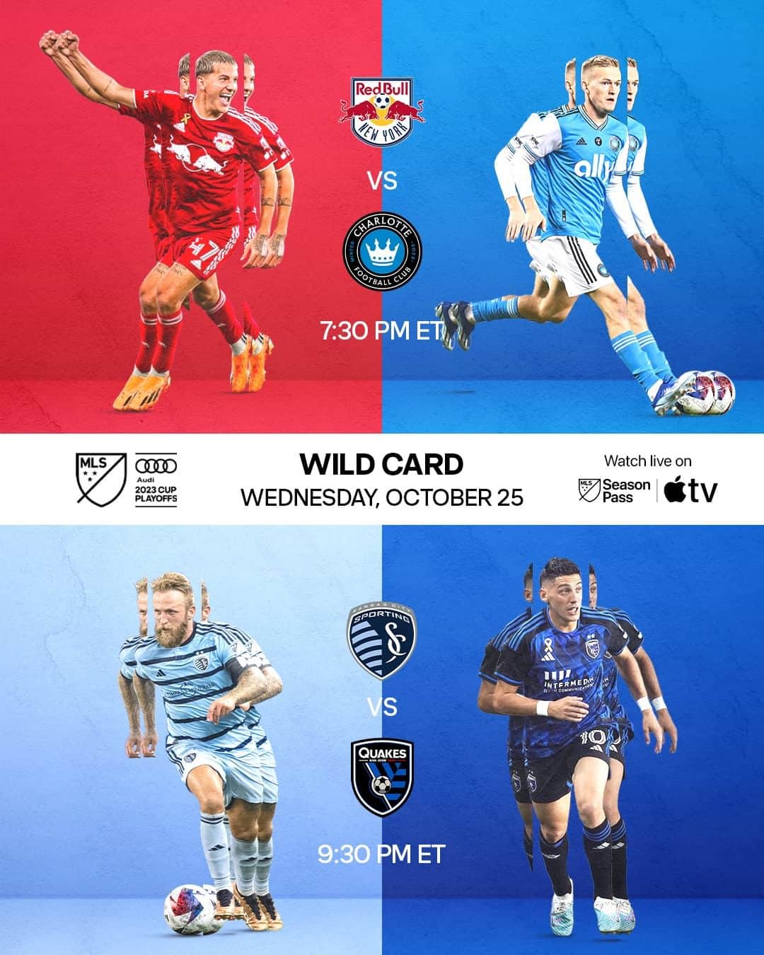 Major League Soccerのインスタグラム：「🗣️ LET'S GOOOO. The @audi MLS Cup Playoffs kick off tomorrow!」