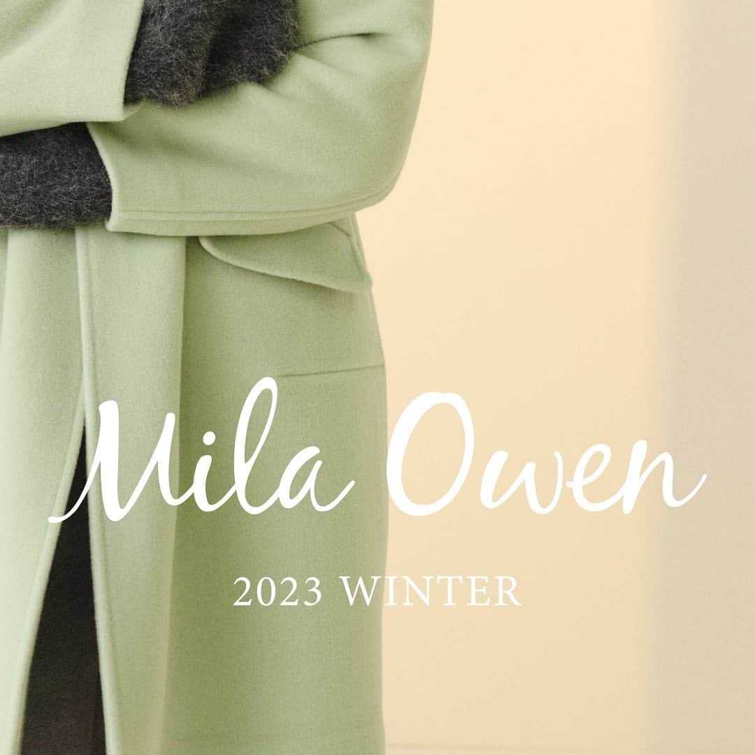 milaowen_officialのインスタグラム：「【23' WINTER COLLECTION】  10.26.thu 12:00 Mila Owen Web Catalog  オフィシャルオンラインストア・USAGI ONLINEにてミラ オーウェン冬のWEBカタログが公開いたします。 WEBカタログ掲載アイテムご購入とご予約の特典として、WEB限定でお買い物に使えるポイント一律10％還元キャンペーンを行います。  📅10月26日(木)12:00〜28日 (土) 23:59まで  #milaowen #winter #fashion #basic」