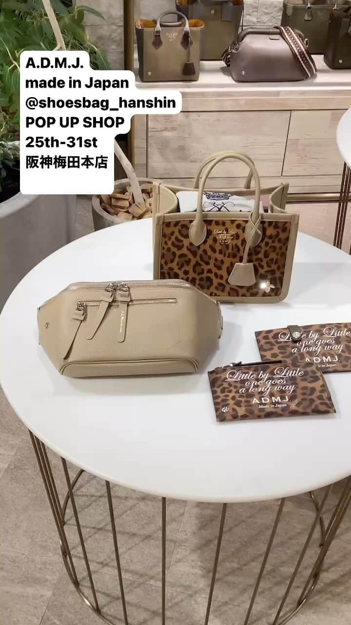 A.D.M.J.co.,Ltdのインスタグラム：「#admj #popupshop #hanshin #bag #エーディーエムジェイ #阪神梅田本店」