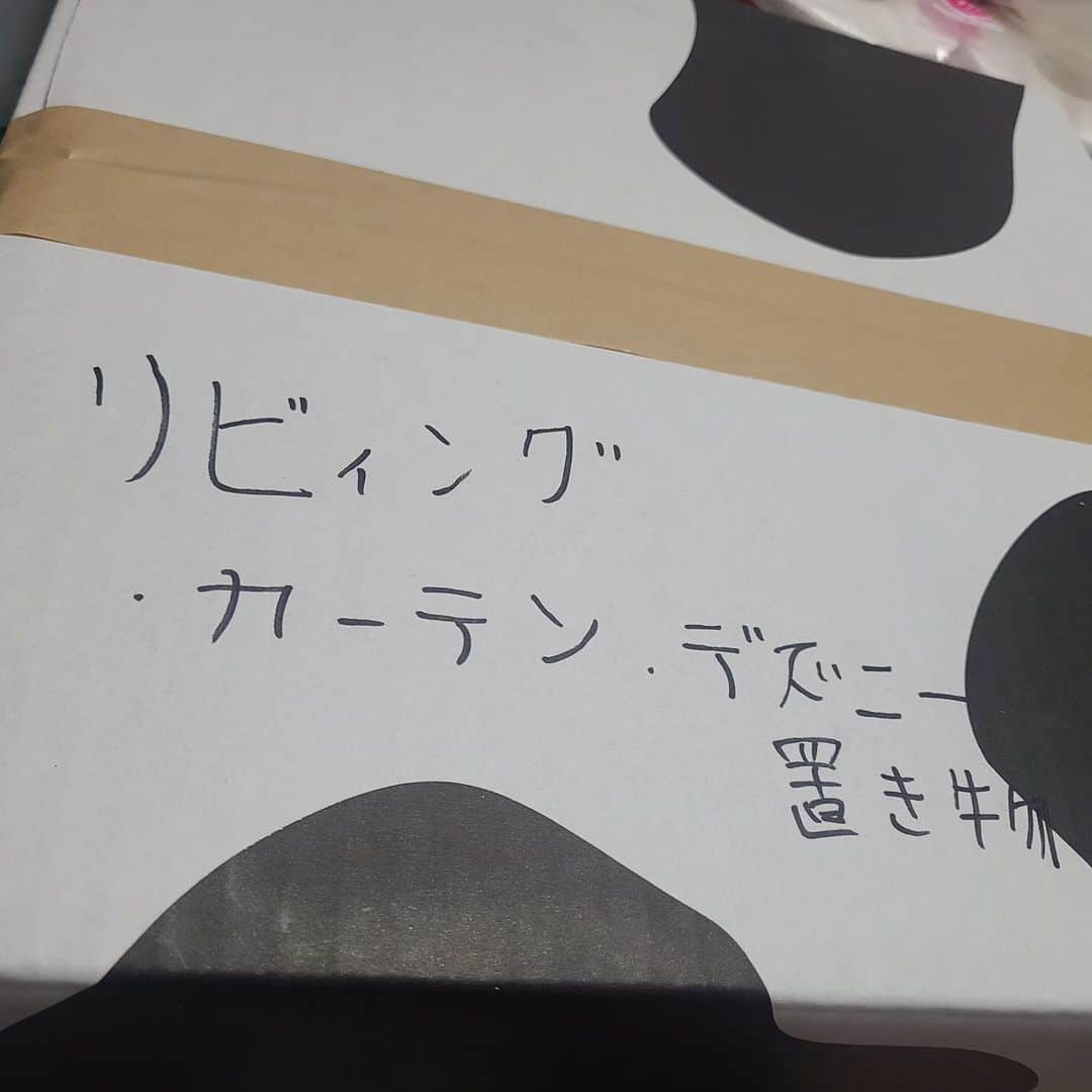 ようこのインスタグラム：「引っ越し準備で疲れてるのかカタカナまでおかしくなってる🤣🤣」