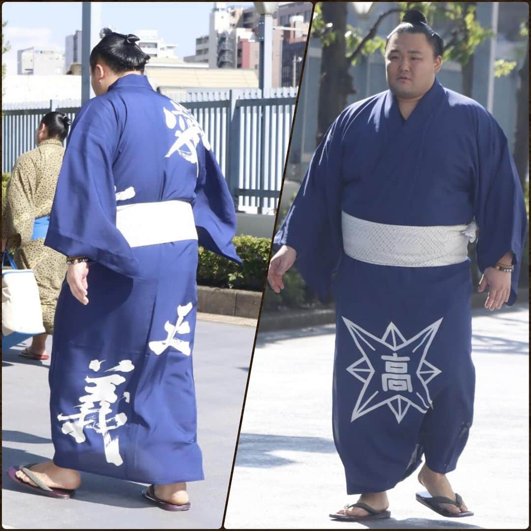 日本相撲協会のインスタグラム：「大相撲九月場所　着物紹介　場所入り　その5  着物で颯爽と歩く姿。 各々のこだわりが詰まった着物。 見ているとたくさんの発見があります。  背中の模様も合わせて、総勢64名分をお届け。 巡業でもたくさんの着物が見られる機会があります。 ぜひチェックしてみてください！  @sumokyokai #sumo #相撲 #和服 #着物 #japan  #朝乃山 #王鵬 #髙安 #阿武咲 #錦富士 #宝富士 #剣翔 #金峰山 #宇良 #隆の勝 #大翔鵬 #竜電 #湘南乃海」