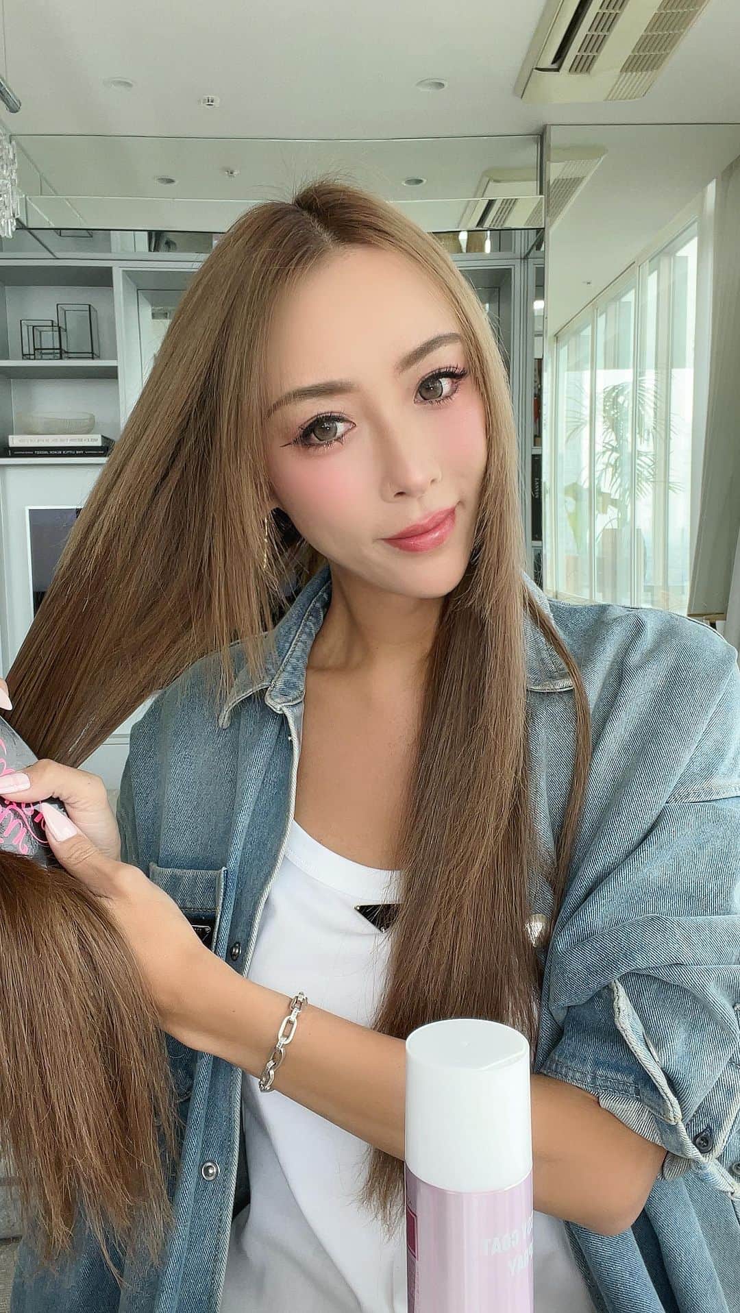 GENKINGのインスタグラム：「完売していたヘアフィルターのシャンプー&トリートメントが再販しました✨ それと同時に初のアンバサダー募集します🩷 使いたくても使えなかったって方、髪を綺麗にしたい方からの応募待ってます✨ 応募方法はこちら↓ @hairfilter_official」