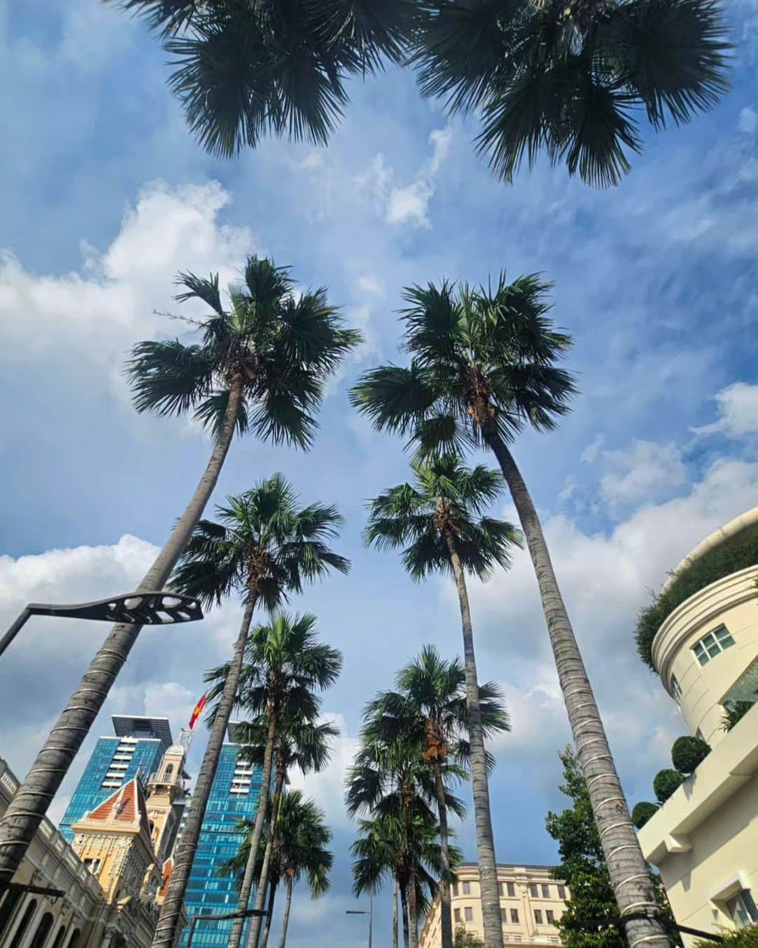 永吉令奈のインスタグラム：「ベトナムの旅 ～観光～  10月はベトナムでは雨季終盤の季節なので 雨と雷、曇りのどれかでしたが この日のお昼だけしっかり晴れてくれました☀️  サイゴンは観光名所で世界中からツアーで来てる人がたくさんいました🙂  ベトナムはバイクと車の交通量が多すぎで横断歩道を渡るのが怖かったので、 ツアーグループに紛れて渡る術を使いました笑  ベトナムの通貨は🇺🇸ドルと一緒に変動するので円安は変わらず、 安いのは現地の食品とタクシー🚕  Grabという配車アプリを使って どこへ行くのにもタクシーを使いました🎵 (タイ、シンガポール、マレーシアなど東南アジアで使える)  料金が最初からわかっていて アプリからクレジットでオンライン決済なので、安心😊  呼ぶと1分～3分で来るので東京より早い笑 ドライバーを5分待たせてしまうと 乗せてくれなくなります😬  これまで海外ではいつもポケットWi-Fiをレンタルしてましたが 現地で使うアプリの登録のことも考えると 電話番号付きのe-simが一番便利なことに気づいたので、これからはそうします😬  観光らしい観光はこの数時間だけでしたが、 海外ではスーパーに行ったり、街並みを眺めるだけでも日本との文化の違いを感じて楽しい😊  来年はまた、行ったことない国に行ってみようと思います🙂✨️  🇻🇳🇹🇭🇺🇸🇰🇷」
