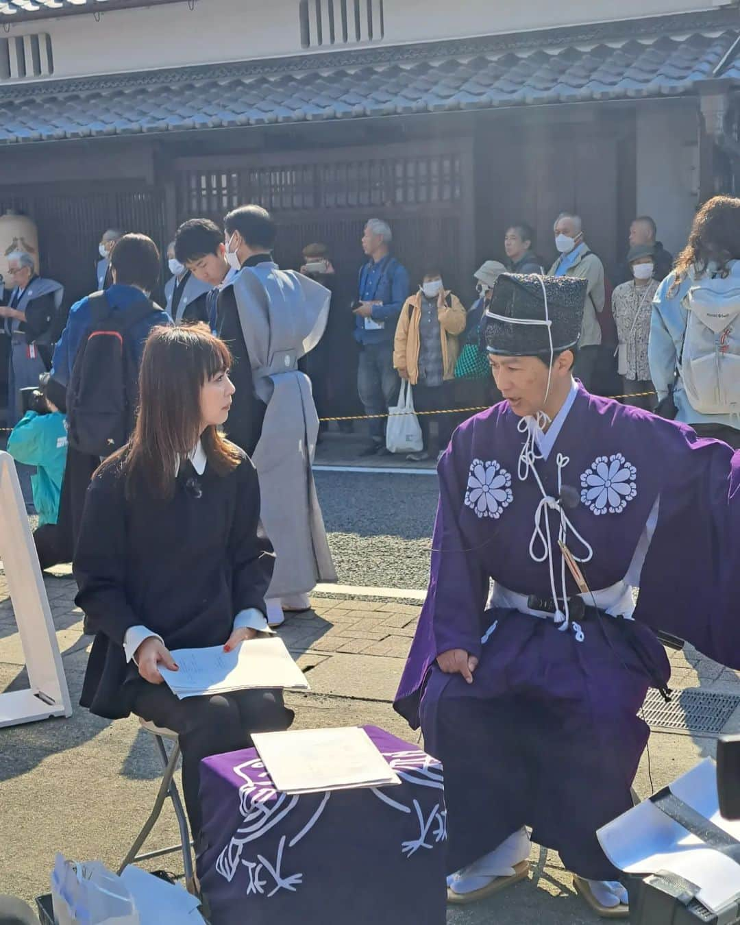 谷口キヨコさんのインスタグラム写真 - (谷口キヨコInstagram)「亀岡市の桂川市長がゲストに‼️くじ改めをされてました。 #亀岡祭 #亀岡祭山鉾巡行　#谷口キヨコ　#キヨピー　#谷口流々 #キヨピーのごきげんソロライフ #キヨピーのごきげんエコバッグ #ztv」10月25日 13時51分 - kiyokotaniguchi