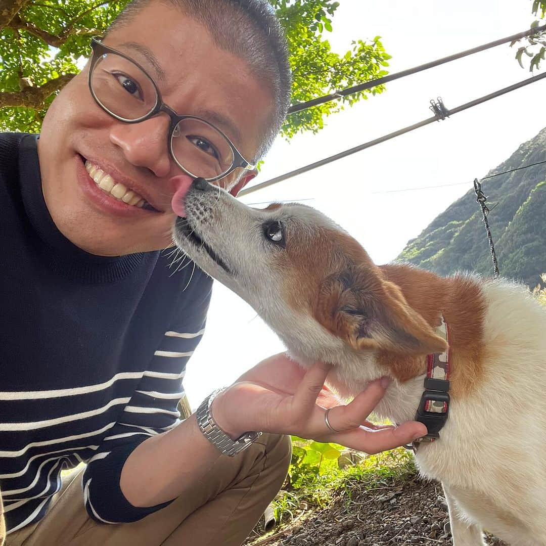 岩崎弘志さんのインスタグラム写真 - (岩崎弘志Instagram)「. THE TIME,ご覧頂き、ありがとうございました🙇🏻‍♂️✨ 楽しんで頂けましたか⤴︎⤴︎  多くの反響をメッセージ等で早速頂いています👏🏻 島の皆さんからもたくさん声をかけて頂きました🙇🏻‍♂️  今回は「出張！安住がいく〜鹿児島編〜」と題し、 TBSの安住アナウンサーと、日本復帰70年を迎える 奄美大島で生中継🤩︎︎!!‼︎  個人的には緊張しましたが、刺激的で夢のような 空間でした😭✨  1300年の歴史を持つ泥染めの工房「金井工芸」さん からは、手間暇かけて大島紬などの奥深い黒色を 生み出すんだと学びました👘 (名犬くーちゃんもありがとう🐶)  「水間黒糖製造工場」さんでは、さとうきびの搾り汁 から黒糖が生み出される工程をご紹介☺️︎⤴︎  職人たちの誇りを感じる現場でした👏🏻︎!!!!  さあ、次回の鹿児島中継はどこからなのか😆🎶 これからもぜひご期待ください🙇🏻‍♂️✨  #thetime_tbs #TBSテレビ #MBCテレビ  #どんどん鹿児島 #おでかけカゴシマ #シェアカゴ  #鹿児島 #鹿児島グルメ #鹿児島スイーツ #鹿児島観光  #鹿児島旅行 #鹿児島ドライブ #奄美 #奄美大島  #奄美大島グルメ #奄美グルメ #大島紬 #奄美大島旅行  #奄美大島観光  #黒糖 #さとうきび #金井工芸 #泥染め  #kagoshima #kagoshimafan #kagoshimajapan  #makotokagoshima #安住紳一郎 #岩﨑弘志」11月23日 17時16分 - iwasakikoji0326