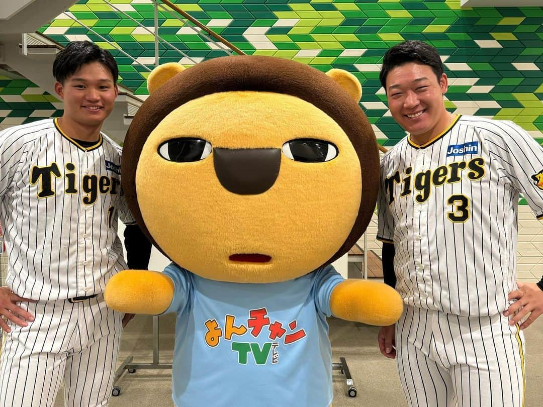 阪神タイガースさんのインスタグラム写真 - (阪神タイガースInstagram)「優勝パレード後は、選手たちがテレビ4局に分かれて番組に生出演し、関西のお茶の間をジャックしました！ #優勝パレード  #近本光司 選手 #木浪聖也 選手 #岩崎優 選手 #村上頌樹 選手 #大山悠輔 選手 #森下翔太 選手 #佐藤輝明 選手 #中野拓夢 選手 #関西テレビ #newsランナー #読売テレビ #かんさい情報ネットten  #MBSテレビ #よんチャンTV #ABCテレビ #newsおかえり #阪神タイガース #ARE #アレ #アレのアレ」11月23日 18時22分 - hanshintigers_official