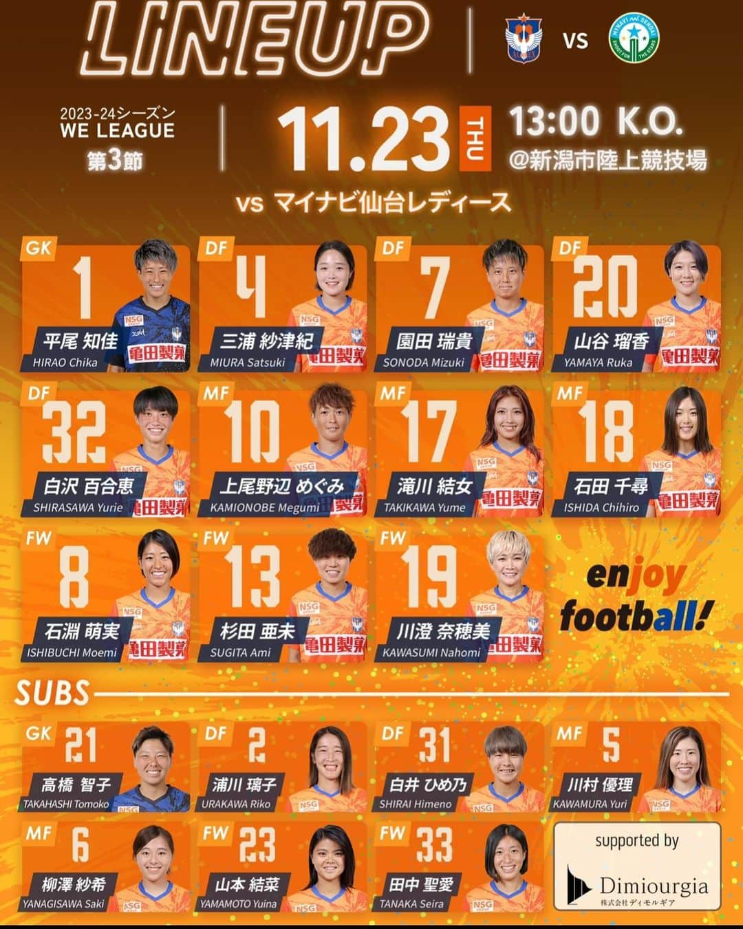 川澄奈穂美さんのインスタグラム写真 - (川澄奈穂美Instagram)「⚽️⚽️⚽️ ▽ WEリーグ23-24 第3節 vs マイナビ仙台レディース 2-1で勝ちました。 応援ありがとうございました❗️」11月23日 18時23分 - naho_kawasumi_9