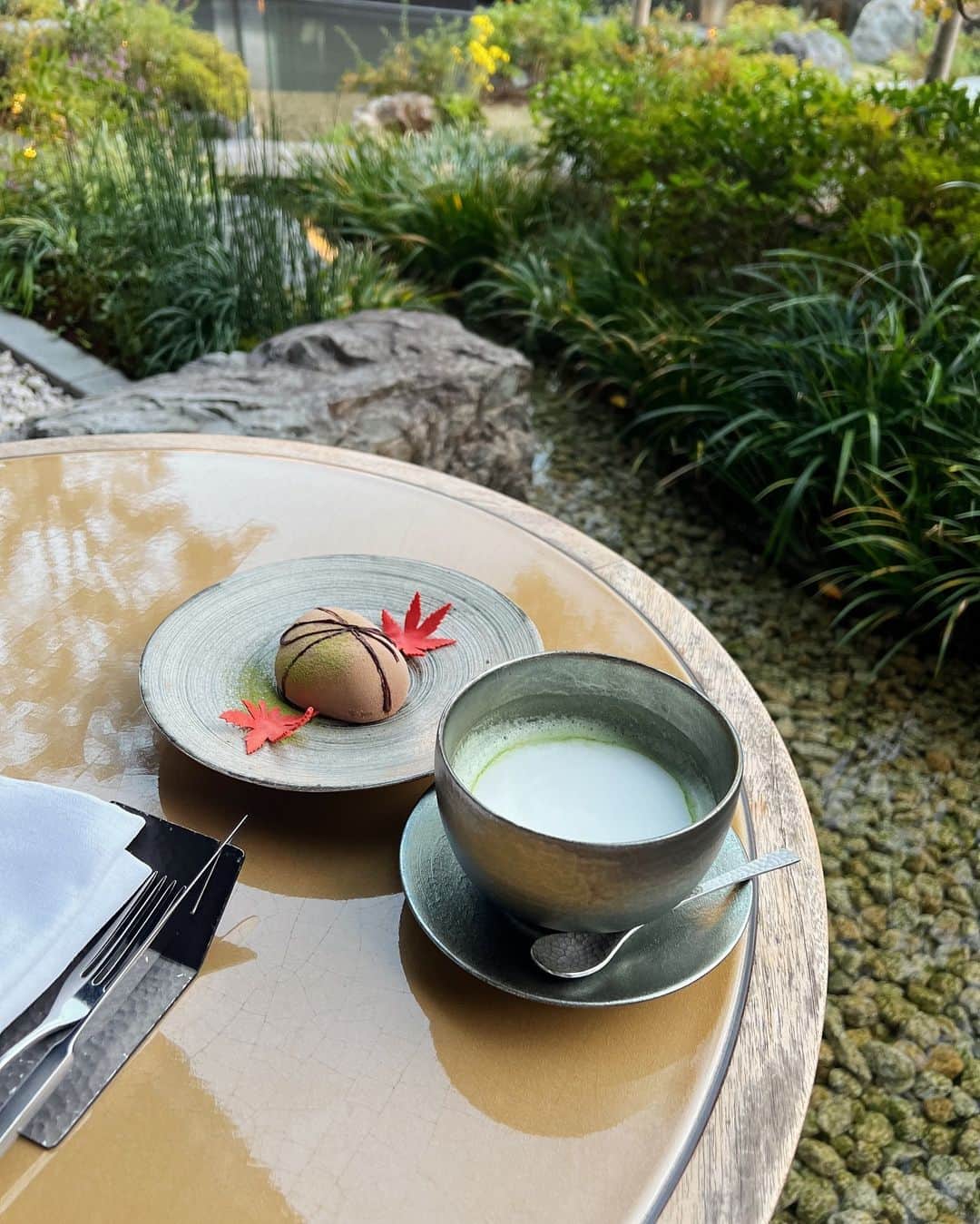 宇佐神星（きらり）のインスタグラム：「🍵🍁」