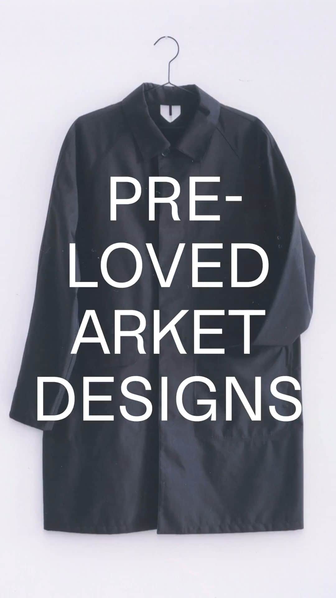 ARKETのインスタグラム：「Introducing ARKET ARCHIVE – the new online resale destination for pre-loved ARKET designs, collectively curated by our community. Shop and sell high-quality second-hand pieces from ARKET, including ready-to-wear, shoes, accessories, and childrenswear: link in bio. - #ARKET #ARKETarchive」