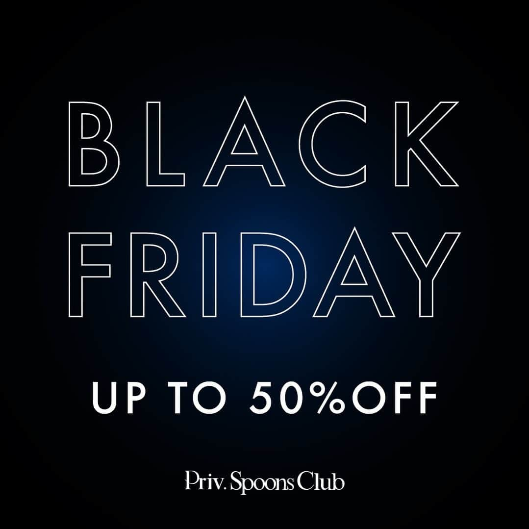 Priv. Spoons Clubのインスタグラム：「〈 BLACK FRIDAY 〉  11月23日(木)10:00〜30日(木)23:59までの期間中、最大50%OFF〈BLACK FRIDAY SALE〉を実施いたします！  オーガニックコットンパジャマや、オープンアッパースリッパ、ベビーアイテムなど人気のアイテムも、期間限定でセール対象となります。  また現在〈送料無料キャンペーン〉も実施中！  是非この機会にPriv. Spoons Clubオンラインストアでのお買い物をお楽しみください！  #privspoonsclub  #プライベートスプーンズクラブ  #blackfriday  #ブラックフライデー」