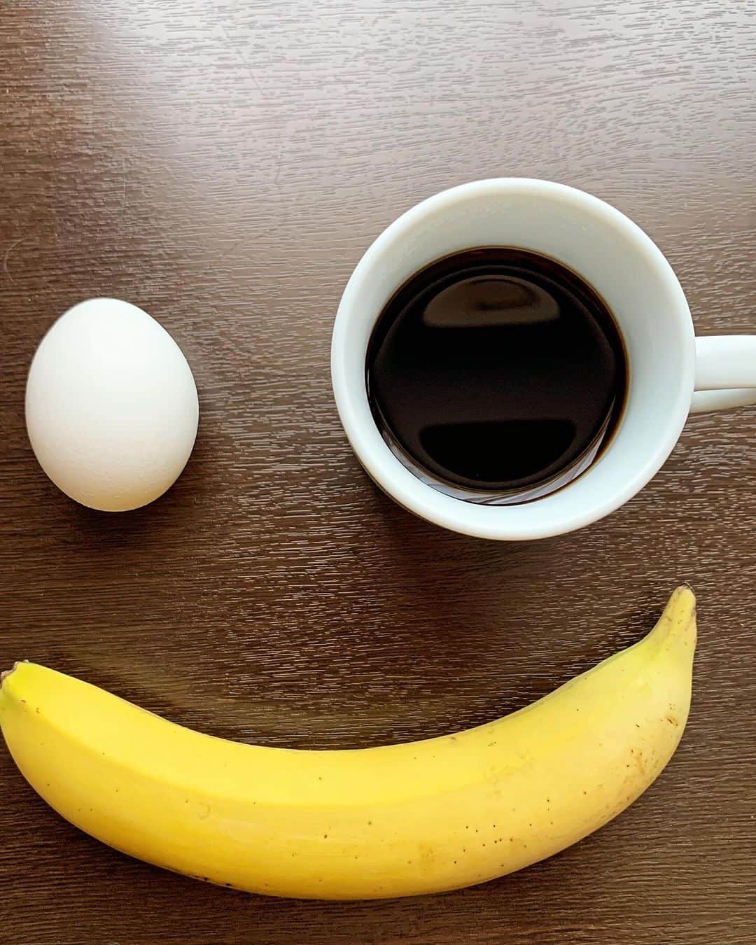黒沢薫のインスタグラム：「おはよう大分！ #morning #breakfast #coffee #egg #banana #yum #power #ヒアナウ #instafood #instagood #モーニングsmile #lovelife」