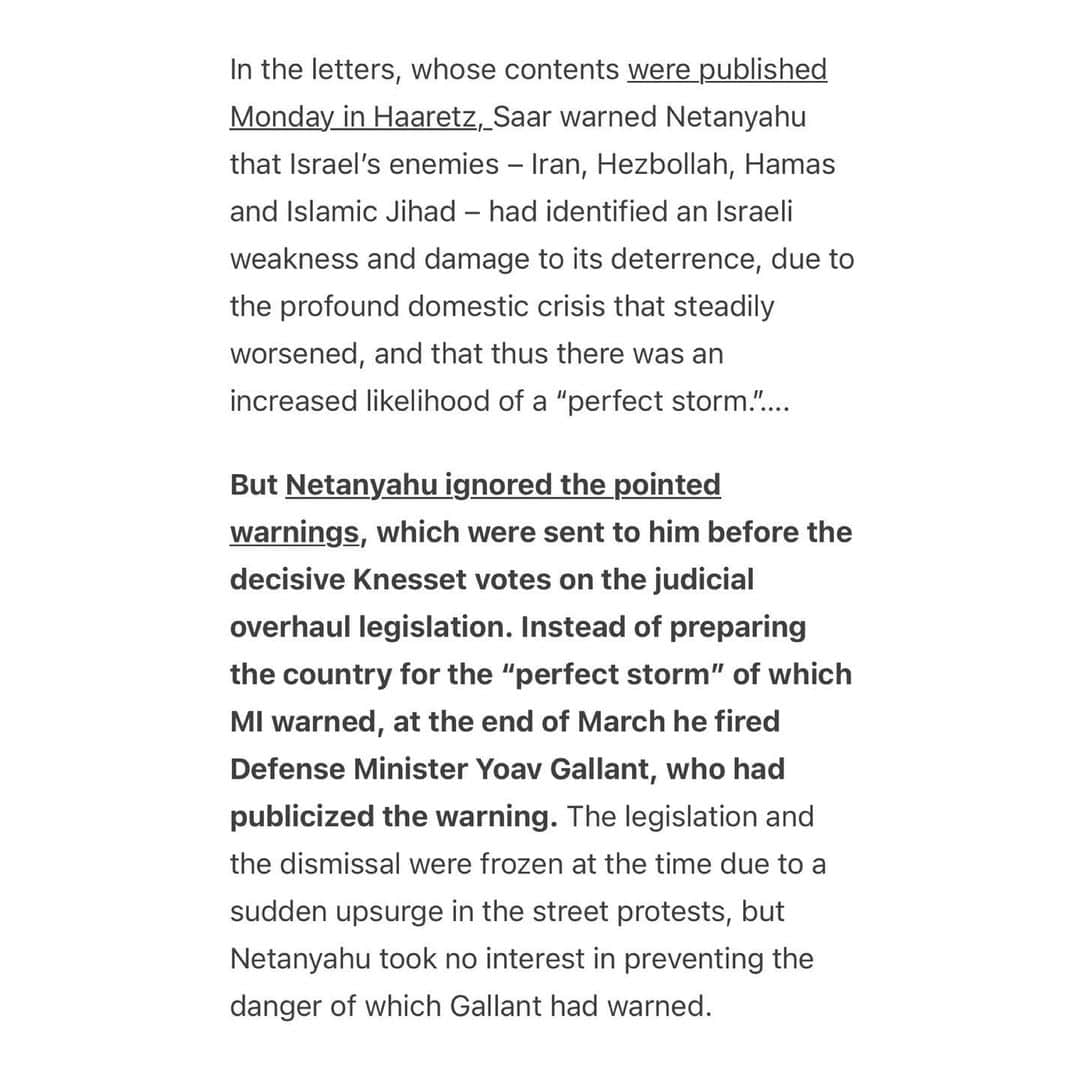 エブロ・ダーデンさんのインスタグラム写真 - (エブロ・ダーデンInstagram)「From MJ Rosenberg on Substack & @haaretz ….. a deeper look into Israelis are looking at Netanyahu and his thugs.」11月23日 10時47分 - oldmanebro