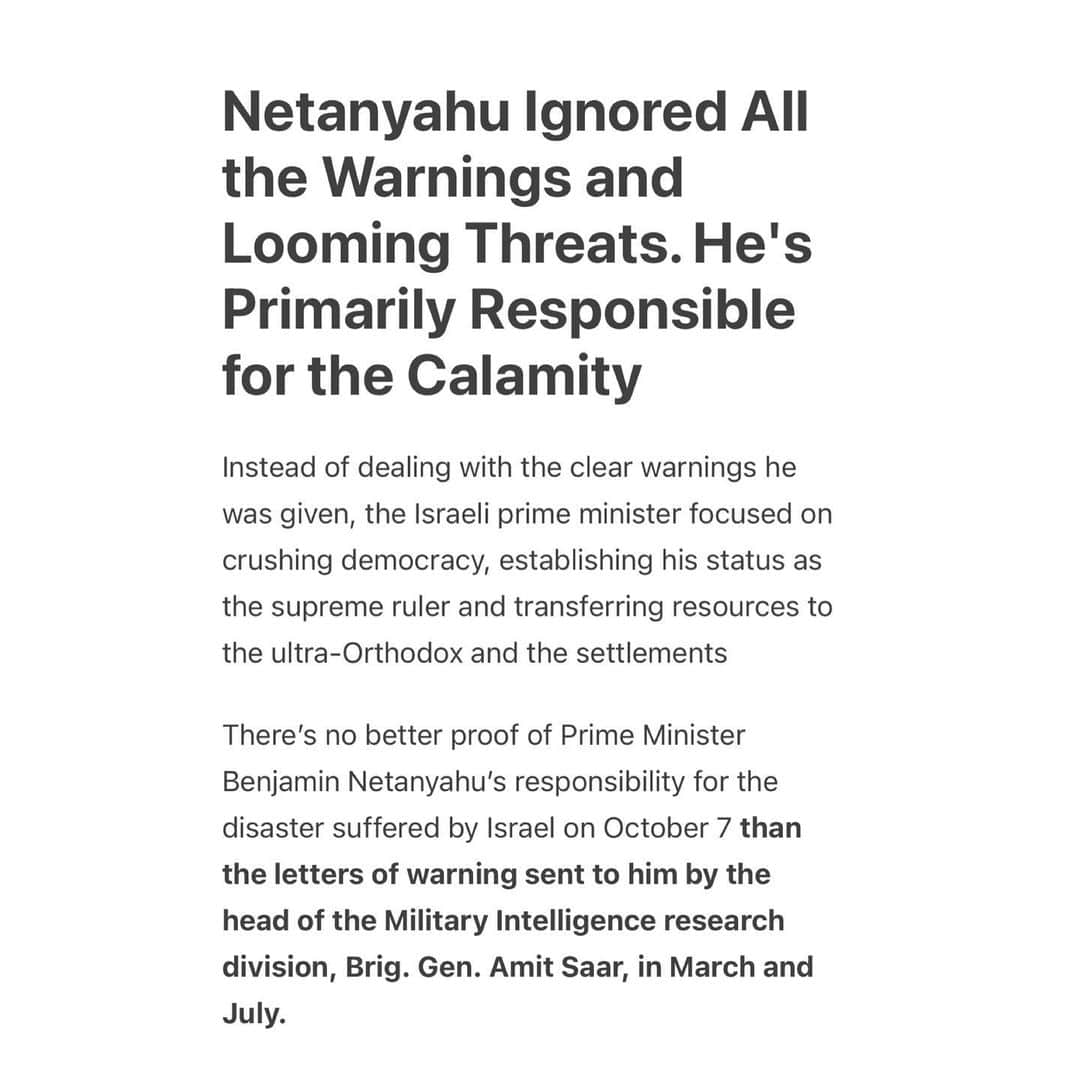 エブロ・ダーデンさんのインスタグラム写真 - (エブロ・ダーデンInstagram)「From MJ Rosenberg on Substack & @haaretz ….. a deeper look into Israelis are looking at Netanyahu and his thugs.」11月23日 10時47分 - oldmanebro