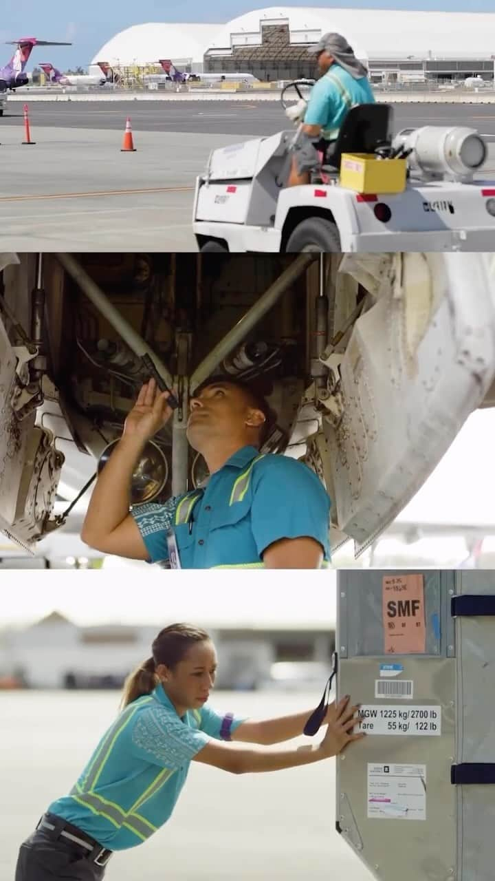 ハワイアン航空のインスタグラム：「今日は#勤労感謝の日 👨🏽‍✈️👩🏼‍✈️ 毎日飛行機が安全に飛ばせるのは、この一人一人のおかげです🙏🏼  #今日は何の日 #日本の祝日  #PualaniProud #Hawaii」