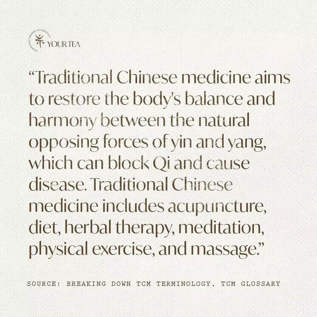 Your Teaのインスタグラム：「"The beauty of Traditional Chinese Medicine is that it goes to work on the root of the issue, rather than just masking the symptoms of the issue." Taken from our blog, Qi.」