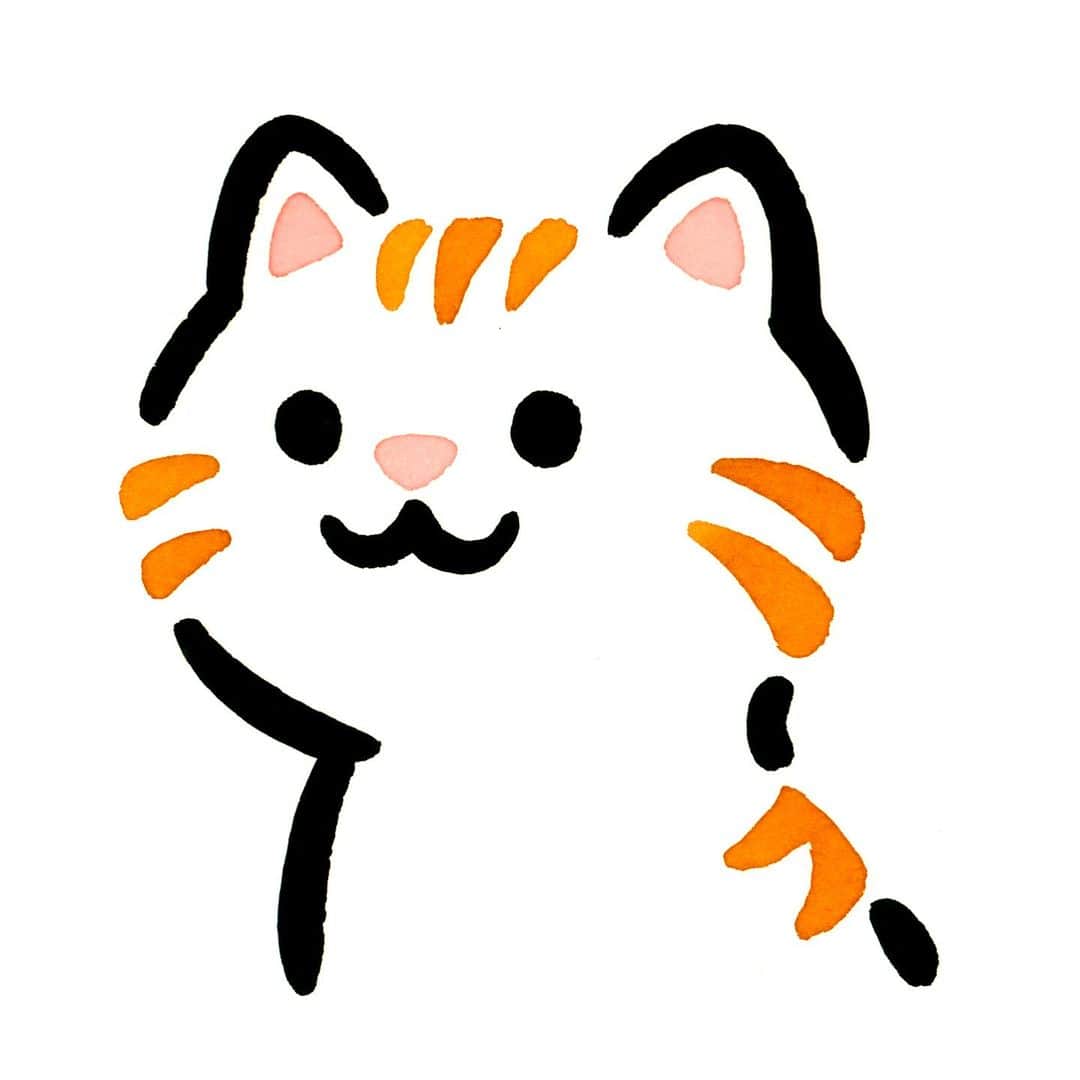 白根ゆたんぽのインスタグラム：「うえをむくねこ  smilin' in the sunshine @smilininthesunshine にて22日よりスタートしている犬と猫をテーマにしたグループ展“OneOneNyanNyan10”におくればせながら作品１点で途中参加しております〜大阪方面の方、ワンワンニャンニャン方面の方よろしくお願いいたします。  “OneOneNyanNyan10”  smilin' in the sunshine 2023.11.22-12.22 / 13:00-19:00 〒541-0046 大阪府大阪市中央区平野町1丁目2-1第２エイワビル2F」