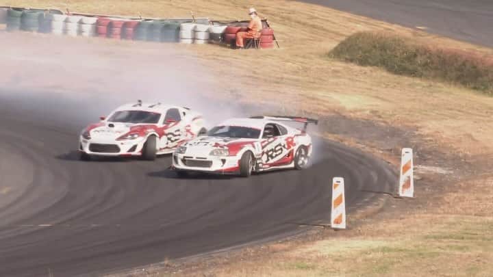 織戸学のインスタグラム：「More Great 8 action - @fredricaasbo | @rockstarenergy vs @maxorido in Suzuka 🇯🇵  #RSRDF23 #FormulaDRIFT」
