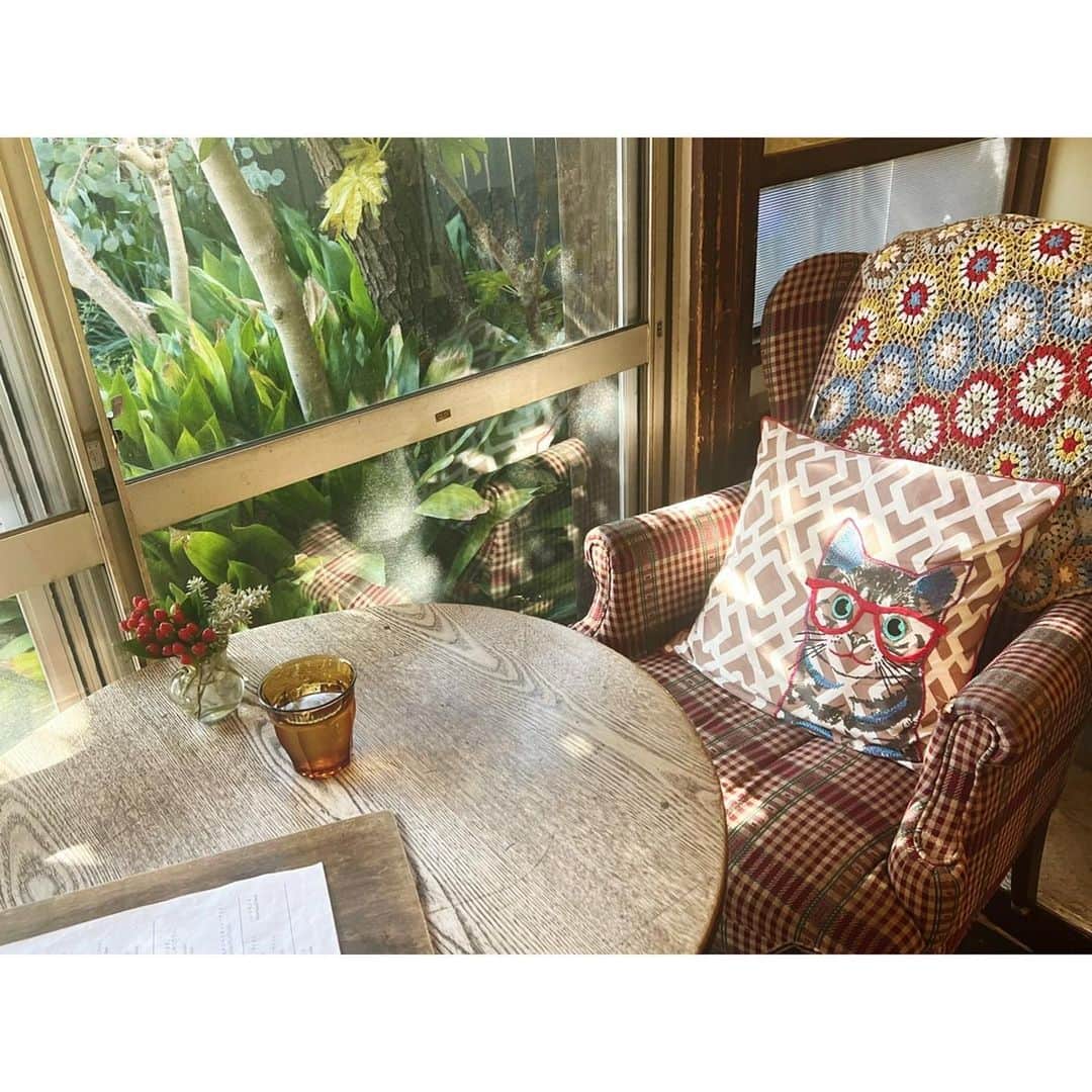 高木沙織さんのインスタグラム写真 - (高木沙織Instagram)「🥞 * ずーっと行ってみたかったお店♡ 鎌倉•長谷にある古民家カフェ 『サカノシタ』さん。 * 建物の外観だけじゃなく 内装のアンティーク家具も素敵だった✨ 猫ちゃんのクッションがかわいい 窓際のお席に座らせてもらったら 日当たりがポカポカで とっても心地よかったです。 * レモンパンケーキは もう、見ためからキレイ🍋 レモンピールとレモンのソースも 美味しかった^ ^ * ぷーさんの後頭部も絶景です。 * 『サカノシタ』さんは 「最後から二番目の恋」のモデルになったお店。 今でも大好きなドラマ。 * オーナーのりさちゃん 久しぶりに会えて嬉しかった！ りさちゃん、時が止まったかのように ずっとキレイでかわいい✨ お店のいたるところにりさちゃんのセンスが感じられて とにかく素敵すぎるから また行く！！ * * #鎌倉 #鎌倉カフェ  #長谷 #長谷カフェ #古民家カフェ #古民家 #サカノシタ #カフェ坂の下 #坂の下 #最後から二番目の恋 #パンケーキ #猫 #由比ヶ浜ビーチ  #kamakura #cafe」11月23日 13時40分 - saori_takagi