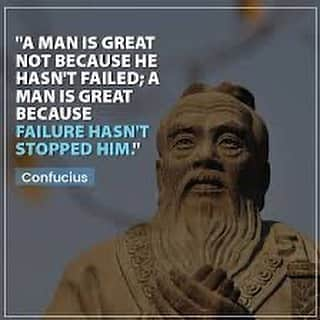 ジョルジュ・サンピエールのインスタグラム：「A man is great not because he hasn’t failed; A man is great because failure hasn’t stop him.  -Confucius」