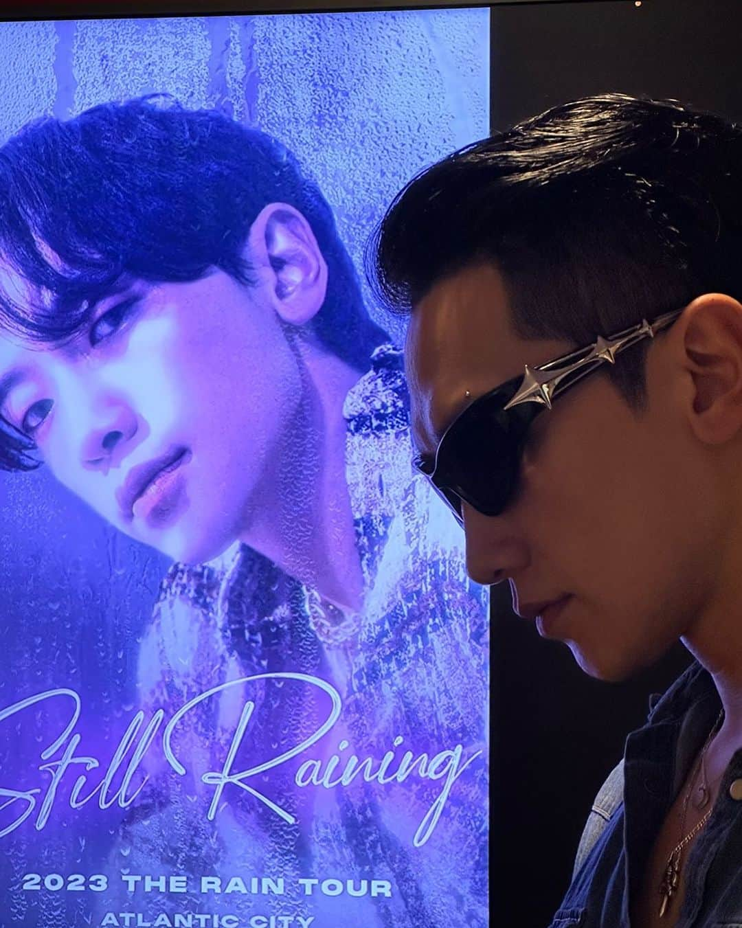 RAIN（ピ）のインスタグラム：「#stillraining 시작 #rain 공연 Atlantic City🔥🔥🔥🔥🔥🔥🔥🔥🔥🔥🔥🔥」