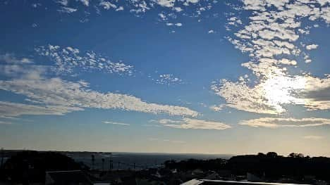 ピーターのインスタグラム：「素晴らしい秋空‼️そして….綺麗な富士山♥️」