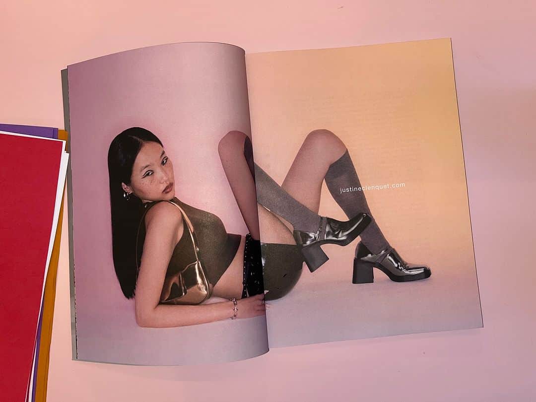 Justine Clenquetのインスタグラム：「Find our fw23 campaign shot by @alexleese in @aleijournal issue 11💞」