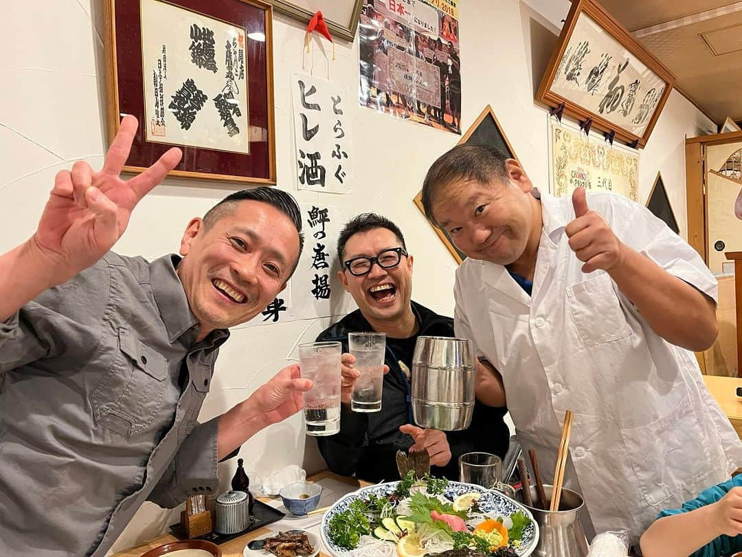 森田釣竿さんのインスタグラム写真 - (森田釣竿Instagram)「深海光一のお誕生日会🎂 鷹丸さん！ありがとうどぜう鱒🍲 #行徳 #ちゃんこ鷹丸」11月19日 20時36分 - tsurizaomorita3710