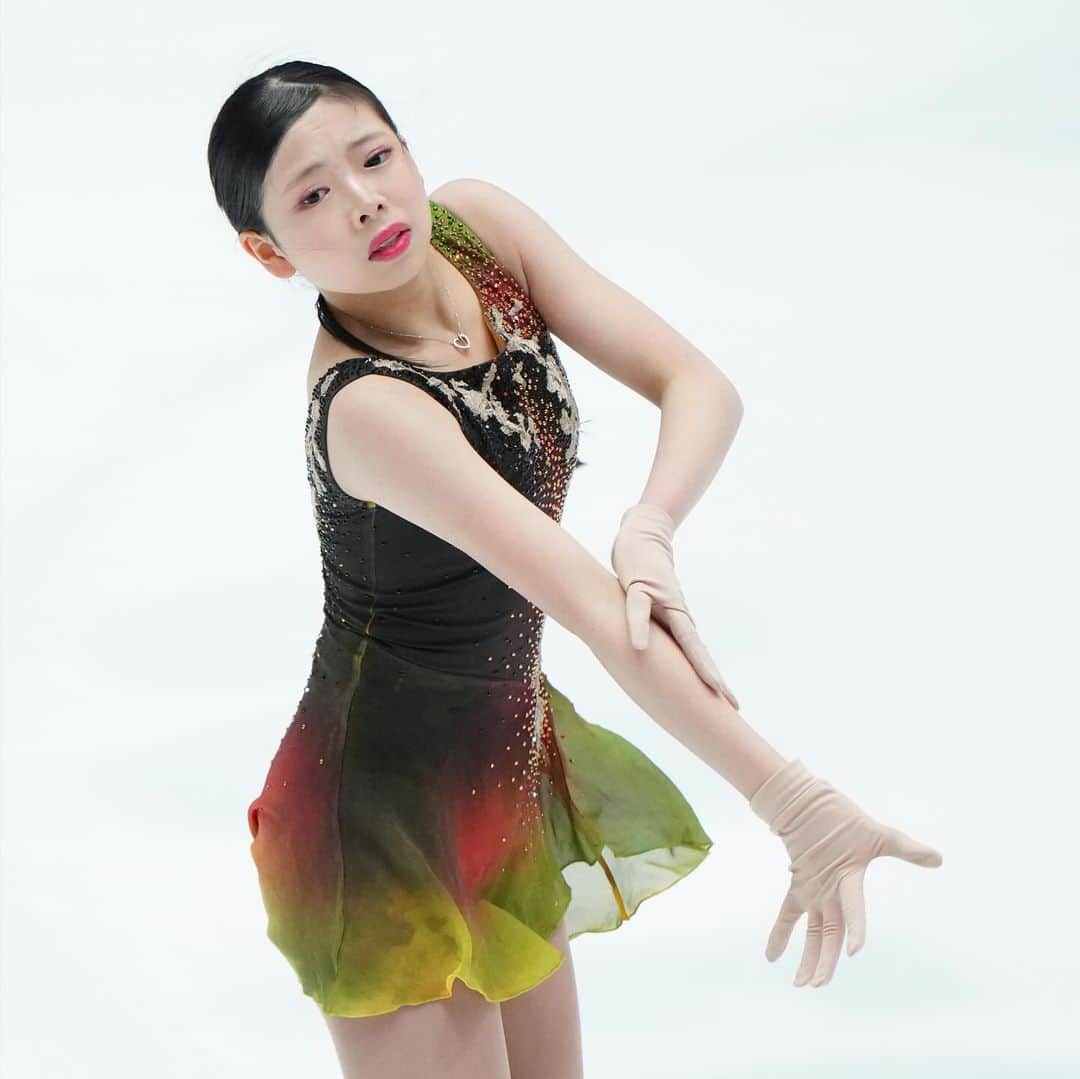 スポニチ写真部　公式のインスタグラム：「〈全日本フィギュアスケートジュニア選手権　女子フリー〉柴山歩（撮影・長久保　豊）」