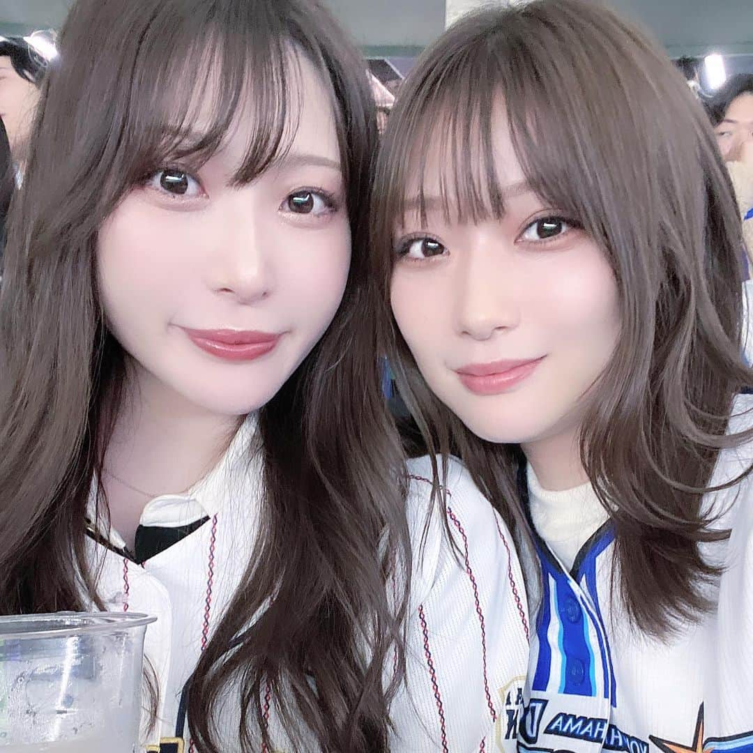 内藤沙季のインスタグラム：「野球観戦⚾️ . . . . . #野球#野球観戦#東京ドーム#侍ジャパン#牧秀吾#横浜denaベイスターズ #denaベイスターズ #ベイスターズ#日韓戦#⚾️#デスターシャ」