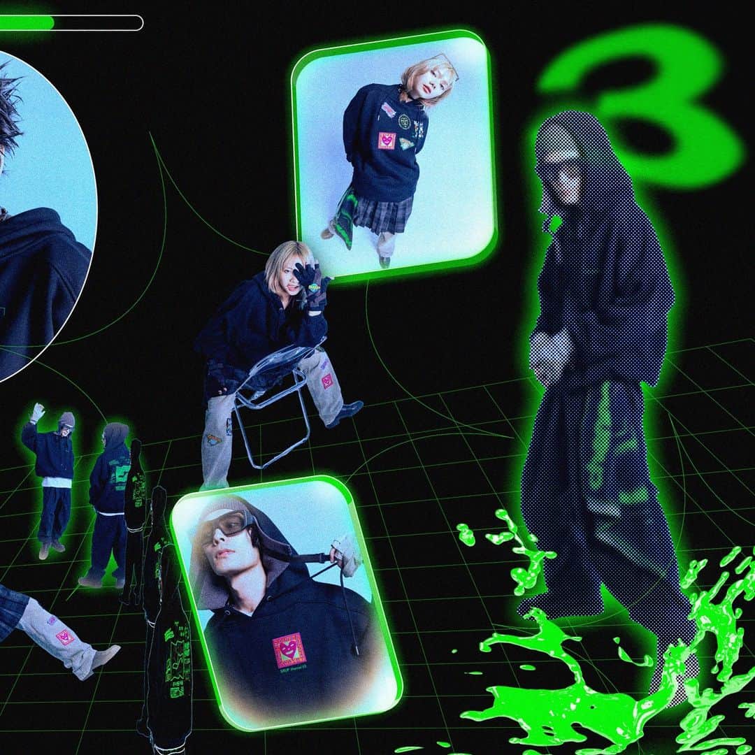 SIRUPのインスタグラム：「SIRUP「channel 03」Official Goods   一般発売は明日の21:00～💚   画像はDanちゃんディレクション🫶 @danbabeboo  ぜひ爆イケグッズを手にいてれね💫  🔗一般販売リンクはこちら https://www.asmart.jp/sirup_channel03  ▼一般発売 2023年11月20日（月）21:00スタート   ———— ▼ITEMS ［channel 03 ORIGINAL HOODIE］ Color： BLACK Size： Mサイズ：約身幅69cm  着丈70cm 袖丈52cm Lサイズ：約身幅73cm  着丈74cm 袖丈53cm ¥12,500 (tax in)   ［channel 03 WAPPEN SET(5types)］ Size：約縦3.6cm～7.9cm×横7cm～8cm　全5種 ¥3,000 (tax in)   ［channel 03 BANDANA］ Size：約56cm×56cm ¥2,000 (tax in)   ———— ▼Credit Photo:haruta @harutaaaaaaa  Hair:TAKAI @rr_takai_  Direction: Dan  ［Model］ SIRUP ※ORIGINAL HOODIEはMサイズを着用 Dan/150cm ※ORIGINAL HOODIEはMサイズを着用 NODOKA TAKAGI/170cm  ORIGINAL HOODIE はLサイズを着用 @nodokatakagijapan   [Design (ORIGINAL HOODIE & WAPPEN SET)] Director, Designer : Masaki Watanabe (maxilla) @masakebab  Project Manager : Moe Niitsu (maxilla)  Production Assistant : Rise Haneda (maxilla)  Artist: Kentaro Okawara @kentarookawara   BANDANA Design：SIRUP」