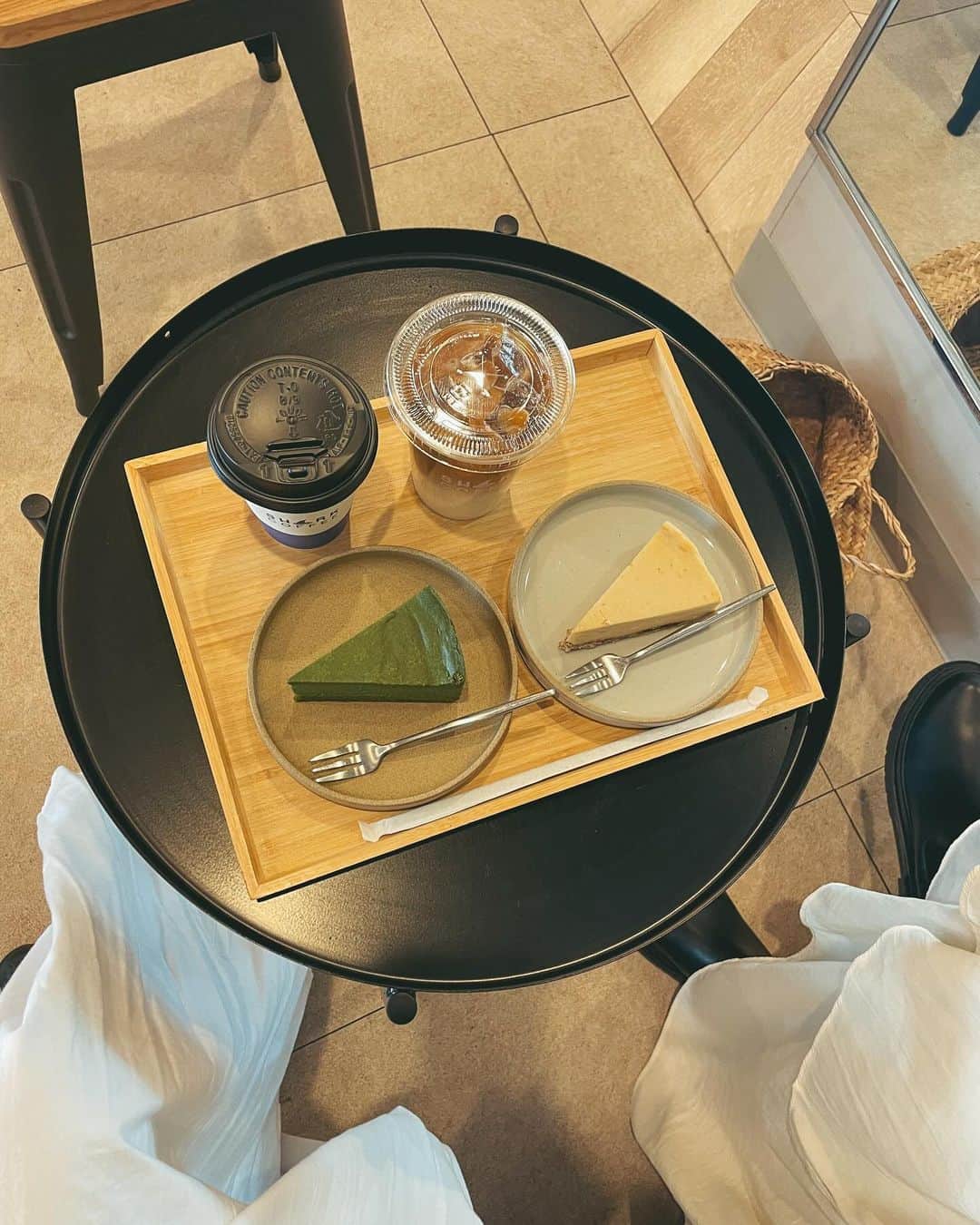 中島愛蘭さんのインスタグラム写真 - (中島愛蘭Instagram)「📍 @sharkcoffee_shibuya 🦈🩵  お豆腐の抹茶ケーキ美味しかった🥺！ 席数たくさんあって嬉しい🪑🪽」11月19日 21時04分 - aira_nakajima