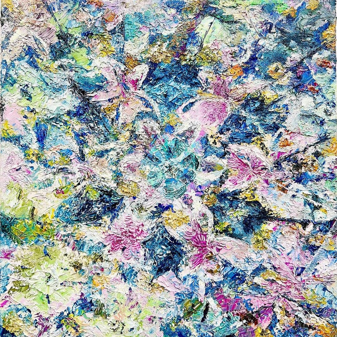 杉田陽平さんのインスタグラム写真 - (杉田陽平Instagram)「"万華鏡"をモチーフに描いてみました。〔soldout〕 数式の無限の神秘を絵柄にする事は可能でしょうか。グラデーションとタッチのパターンが自分の身体のストロークの癖で少しずつズレて変化していきます。沢山の事を想像してくれたら幸いです。  #kaleidoscope #万華鏡 #数式 #abstractpainting #sugitayohei #杉田陽平 #現代アート好きな人と繋がりたい #artbasel」11月19日 21時28分 - sugitayoheiart