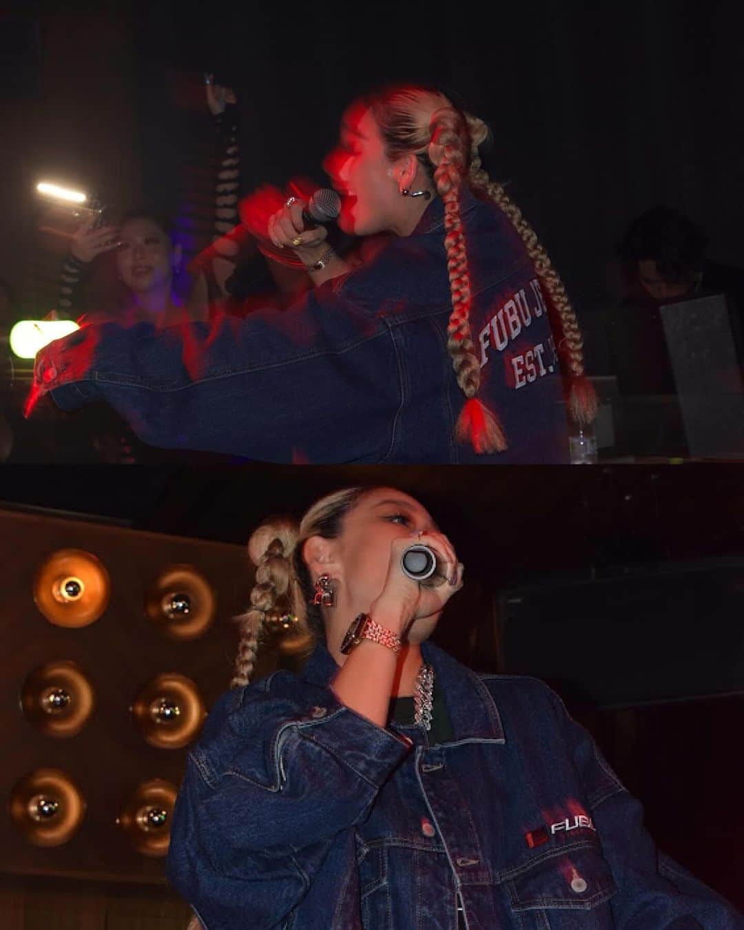 jyA-Me（ヤミー）さんのインスタグラム写真 - (jyA-Me（ヤミー）Instagram)「Thank you so much last night 🔥🎤❤️🙏🏽 @fubu_japan_official  @ortokyoofficial   And special thanks 🙏🏽 @aba626  @djhokuto  and gorgeous sweeties from ATL🍑🔥 @phaedraparks  @truthandcon  @fiskanistyle  @braidsbysadatu2」11月19日 21時22分 - jya_me
