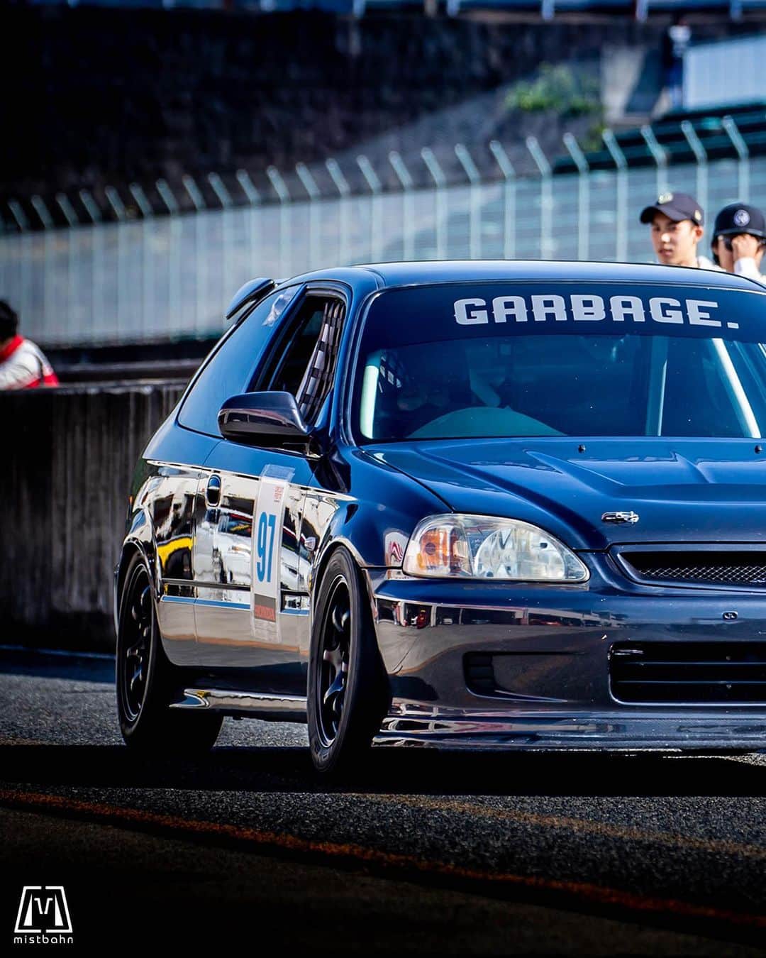 mistbahnさんのインスタグラム写真 - (mistbahnInstagram)「_ GARBAGE. TOP FUEL Honda EK9 CIVIC Type R _ 🚗: @shu_ek9 📷: @mistbahn _ Shot on Oct-15 2023 🏁 "Circuit Festa ( @circuit_festa_west_japan )" "HONDA ONE MAKE RACE". Central Circuit (Hyogo Japan) _ JP) 2023年10月15日、セントラルサーキットで開催された「サーキットフェスタ ( @circuit_festa_west_japan )」内の「ホンダ・ワンメイク・レース」で撮影。 _ #circuitfesta #circuitfesta2023 #サーキットフェスタ #サーキットフェスタ2023 #hondaonemakerace #ホンダワンメイク #ホンダワンメイクレース #centralcircuit #セントラルサーキット #garbage #topfuel #トップフューエル #civic #hondacivic #ホンダシビック #シビック #ek9 #ekcivic #ek #bseries #b18 #kanjo #kanjoracer #kanjozoku #kanjostyle #timeattack #timeattackjapan #hondasontrack #advan」11月19日 21時26分 - mistbahn