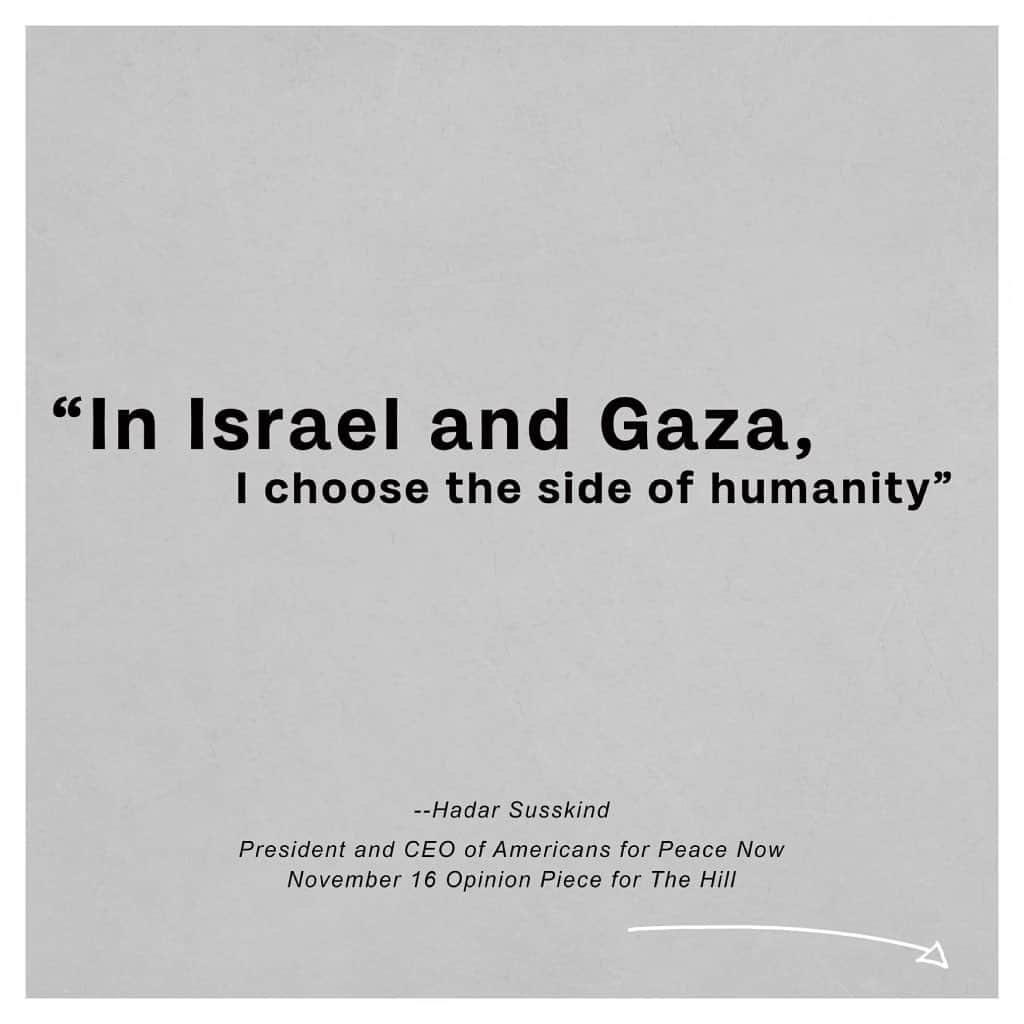 マンディ・パティンキンのインスタグラム：「Grateful for the words of my friend Hadar Susskind in his op ed piece for The Hill. If they resonate for you as they did for me, please take action and call for a ceasefire by following the link in our bio.」