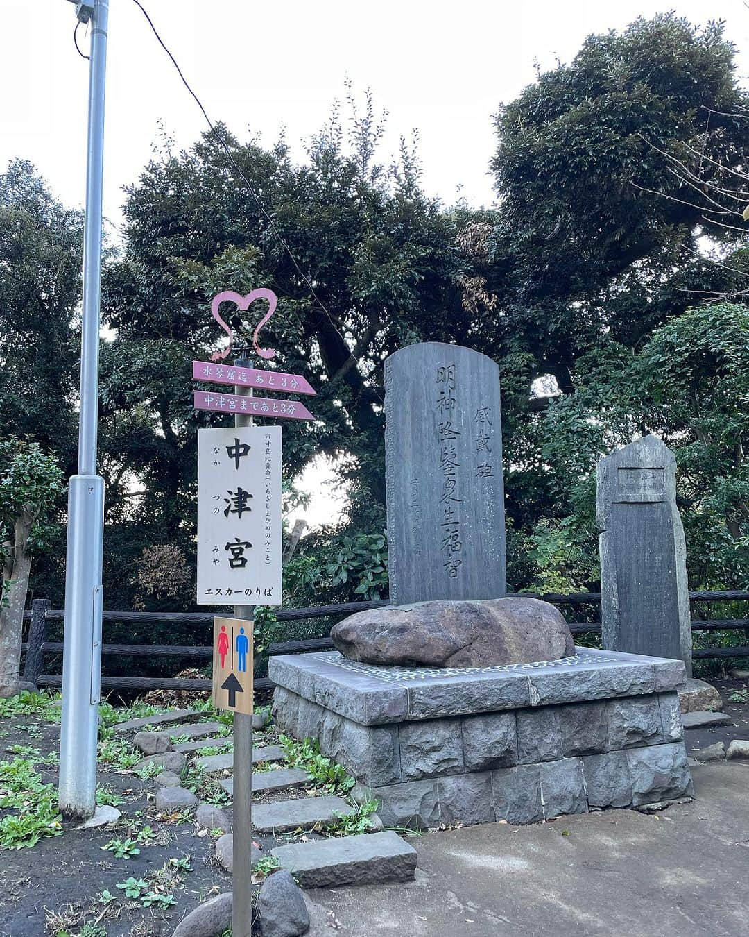 金子実加さんのインスタグラム写真 - (金子実加Instagram)「江島神社⛩️🐉 風が強く🍃海も波が高い日でした🌊  日本三大弁財天のひとつ。 昔々江の島には龍が住んでいたそうで、 龍にまつわる数々の伝説が残されています🤍  江の島には、 天女と五つの頭を持つ龍のロマンチックな 『天女と五頭龍」伝説があります。 昔、深沢の底なし沼に「五頭龍」という龍が棲み、 様々な災いをもたらし人々を苦しめていました。 ある時、海底から島がわき起こり、天女が舞い降りました。その美しい天女に恋をした五頭龍は結婚を申し込みますが、これまでの悪行から断られます。 そこで五頭龍は悪行を止め、改心し善行を尽くし、 天女と結婚することができたと伝えられています。  天女は江島神社に祀られ、 龍は江の島の向かいにある龍口明神社に祀られています。  美人守も欲深く全てGETしました😂🤍 かなり悩みましたが、ご利益あやかりたいです😆 御朱印帳もそろそろ1冊制覇しそうです…！  #江島神社 #江ノ島 #龍 #龍神 #パワースポット #観光 #弁財天 #美の三女神　#美人守 #御朱印」11月19日 14時23分 - kanekomika0127