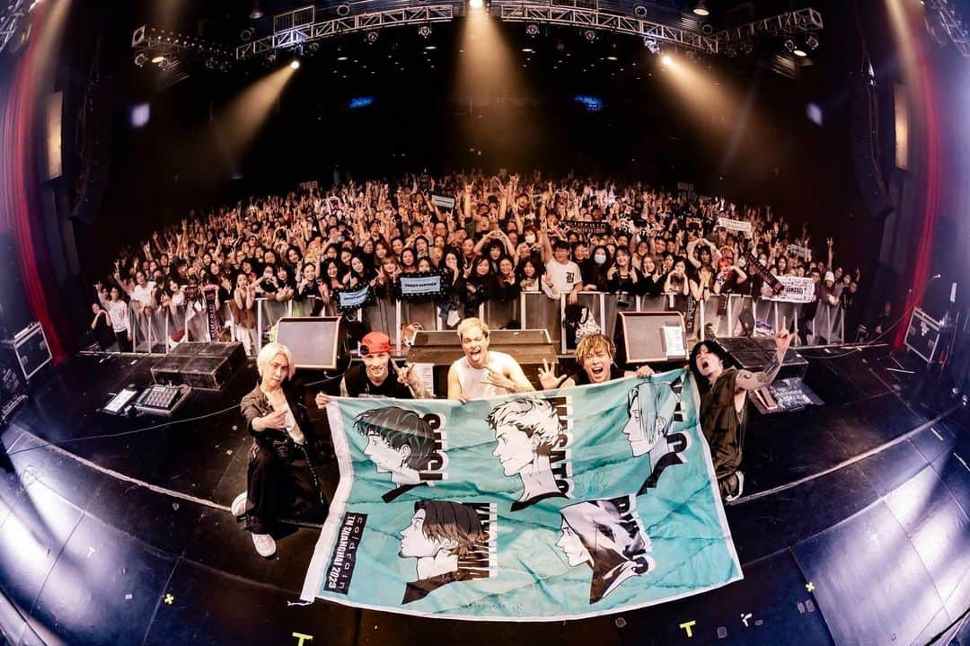 coldrainのインスタグラム：「"coldrain LIVE IN SHANGHAI 2023" at バンダイナムコ上海文化センターDay1  photo by @fujiitaku   #coldrain」